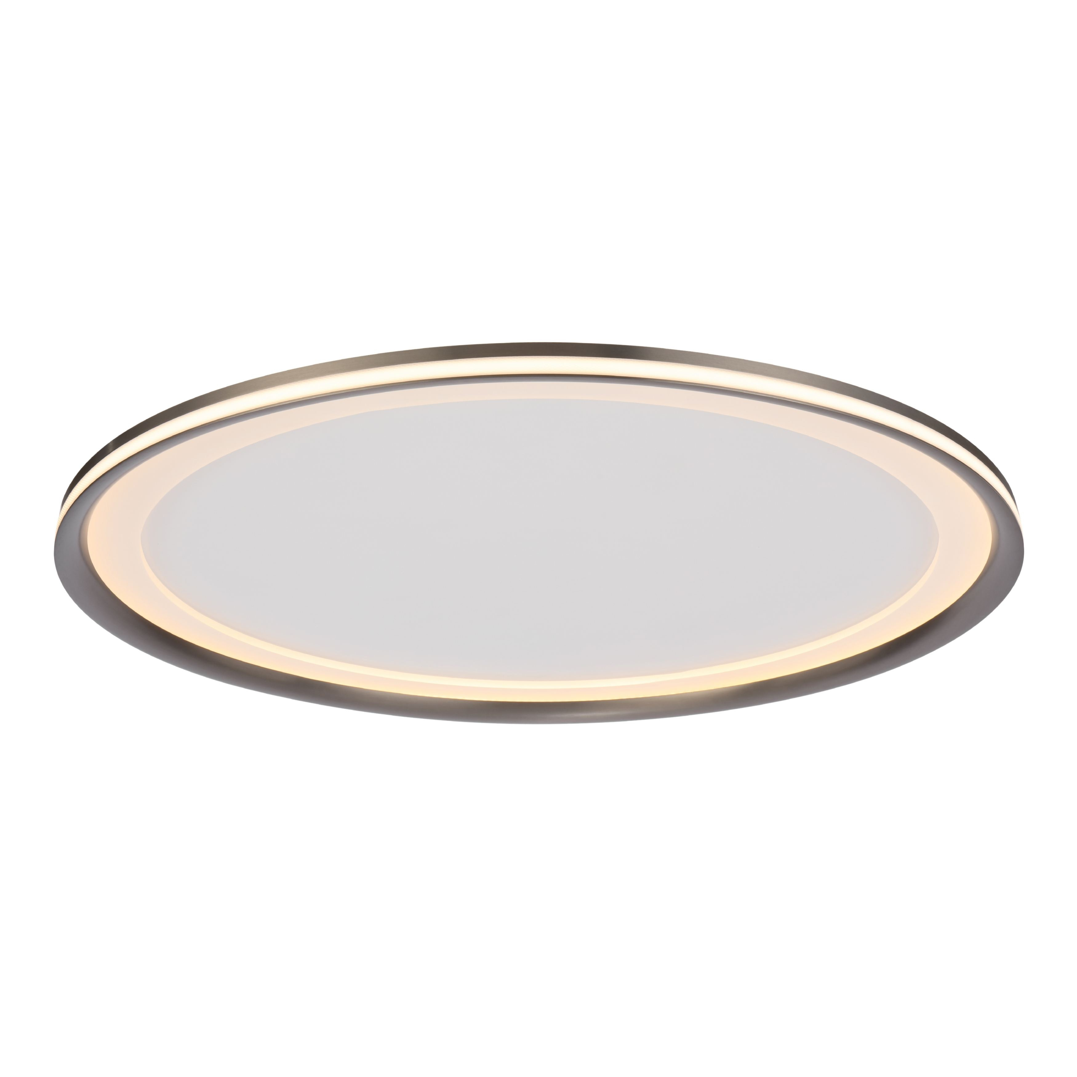 Fremont Pearl Grey Dimmable Circular LED Ceiling Light