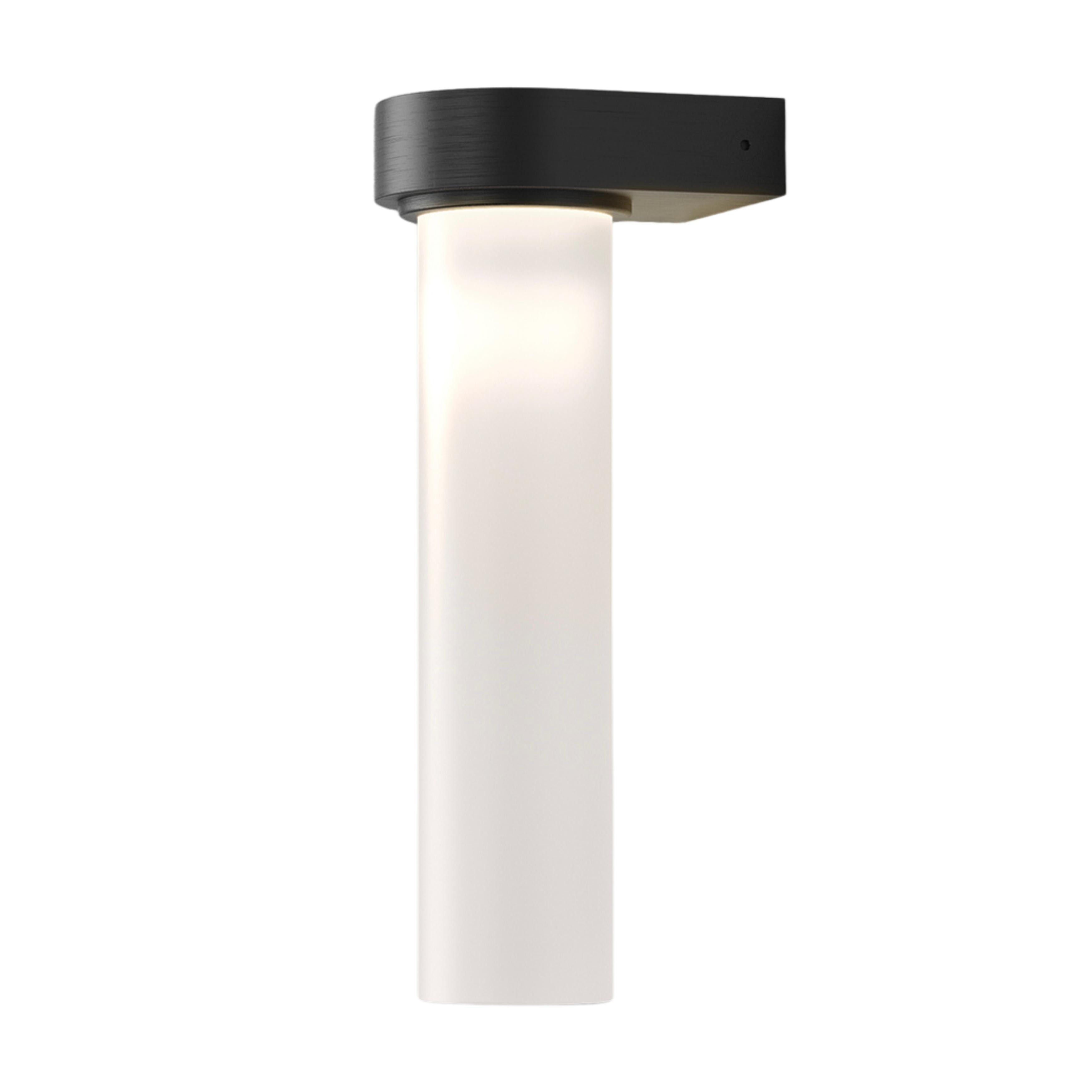 Edge Frosted Smooth Glass Iron Wall Light