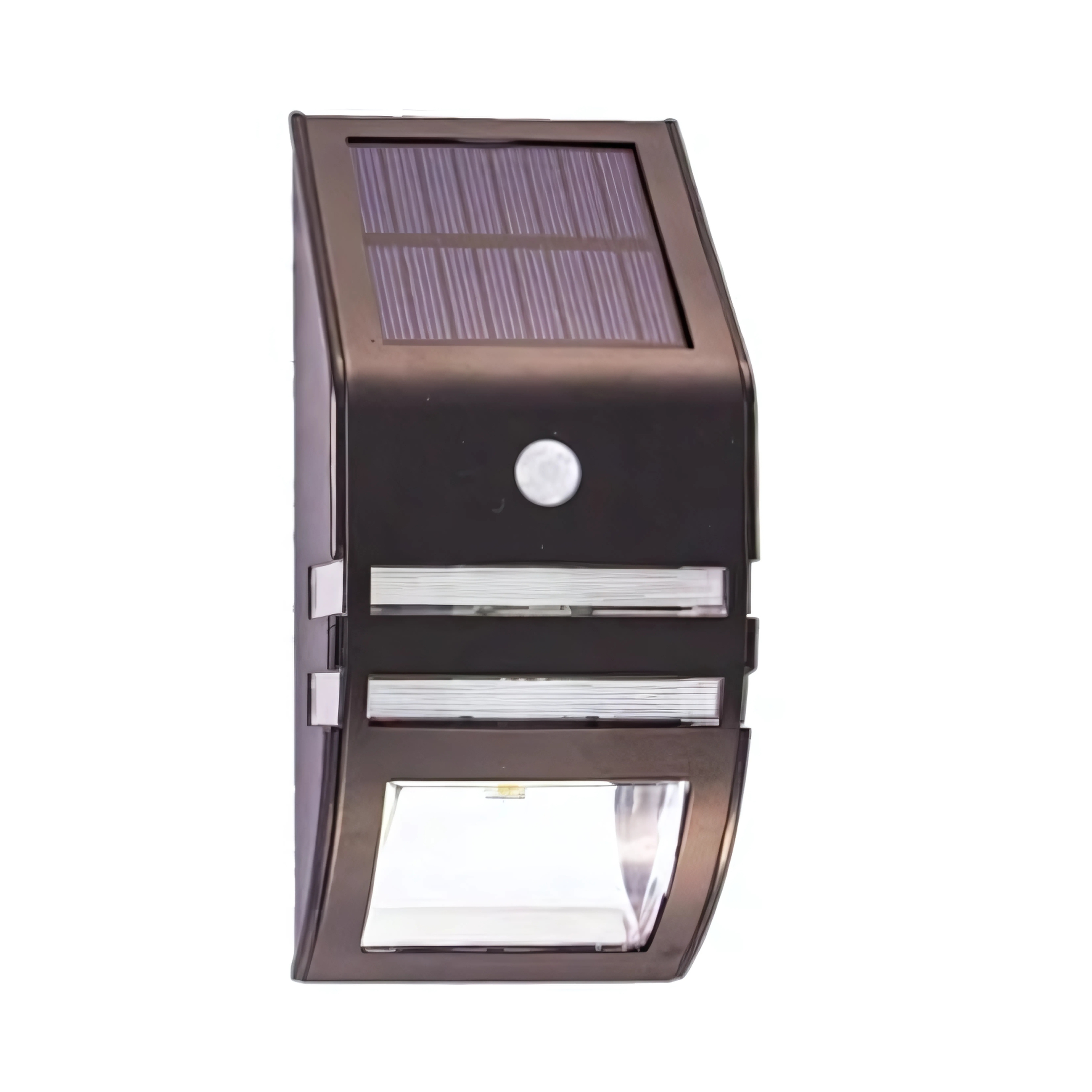 Fallon Black Flush Step Light with Sensor