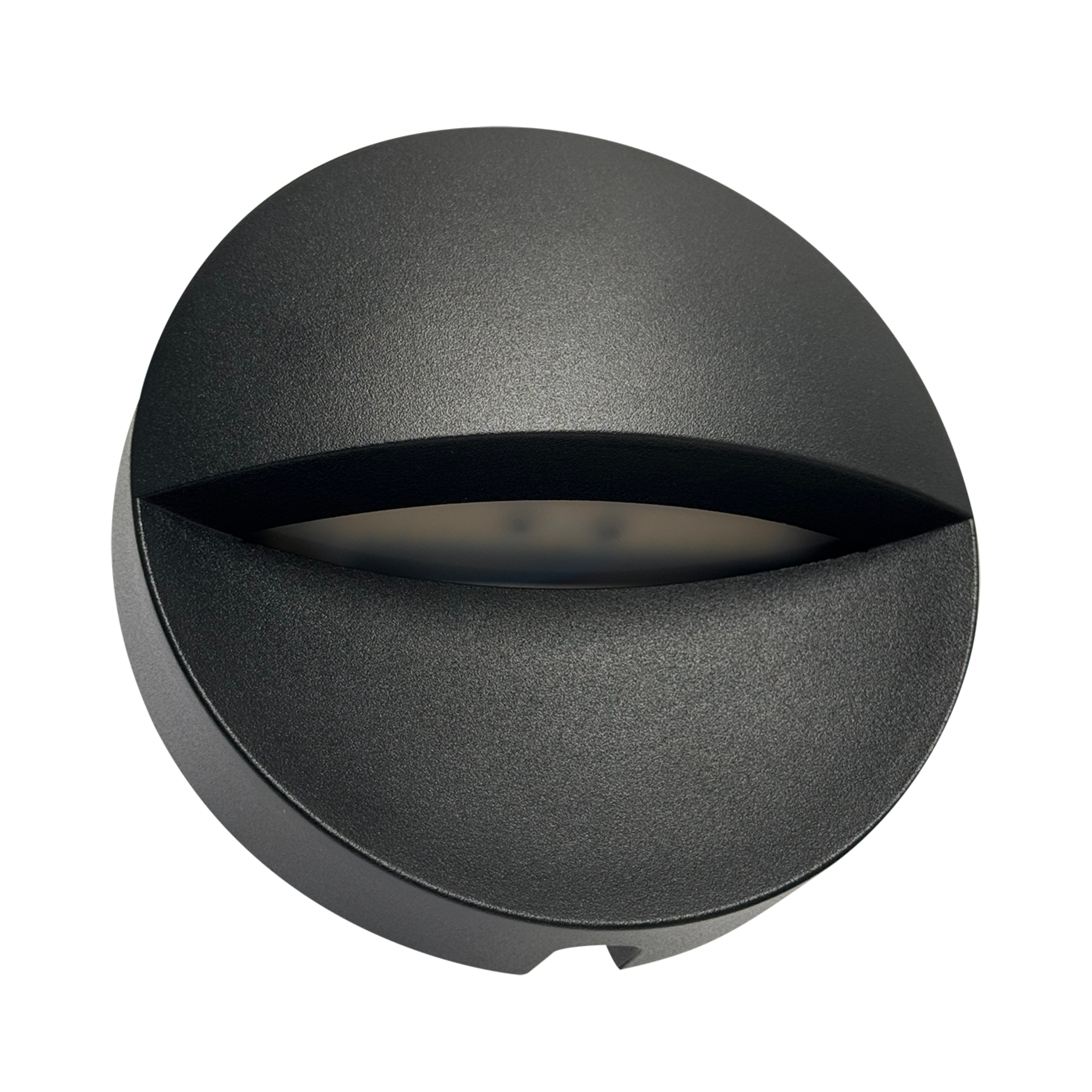 Vibe Black Round Outdoor 2CCT LED Wall Light