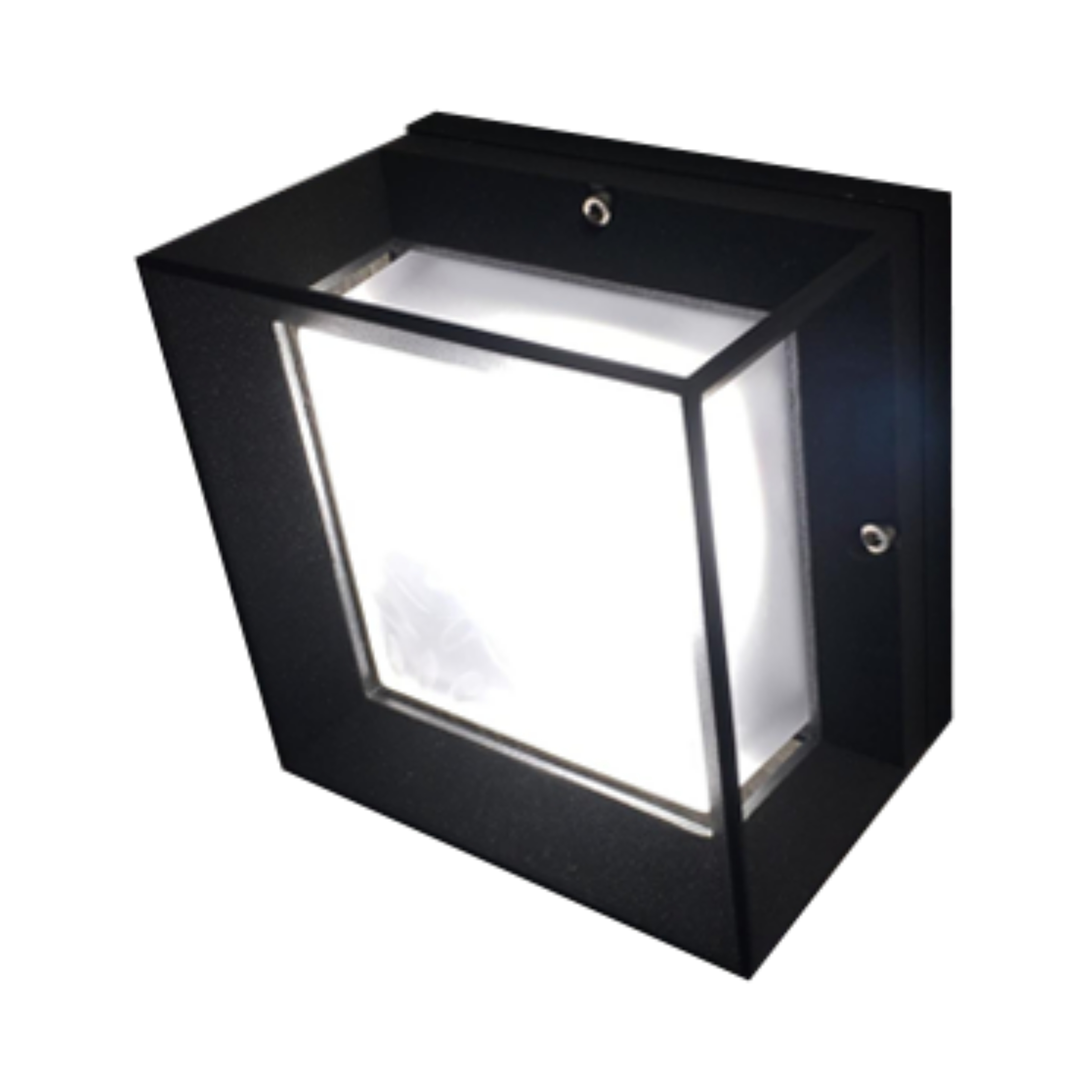 Garner Black Box LED Outdoor Wall Light