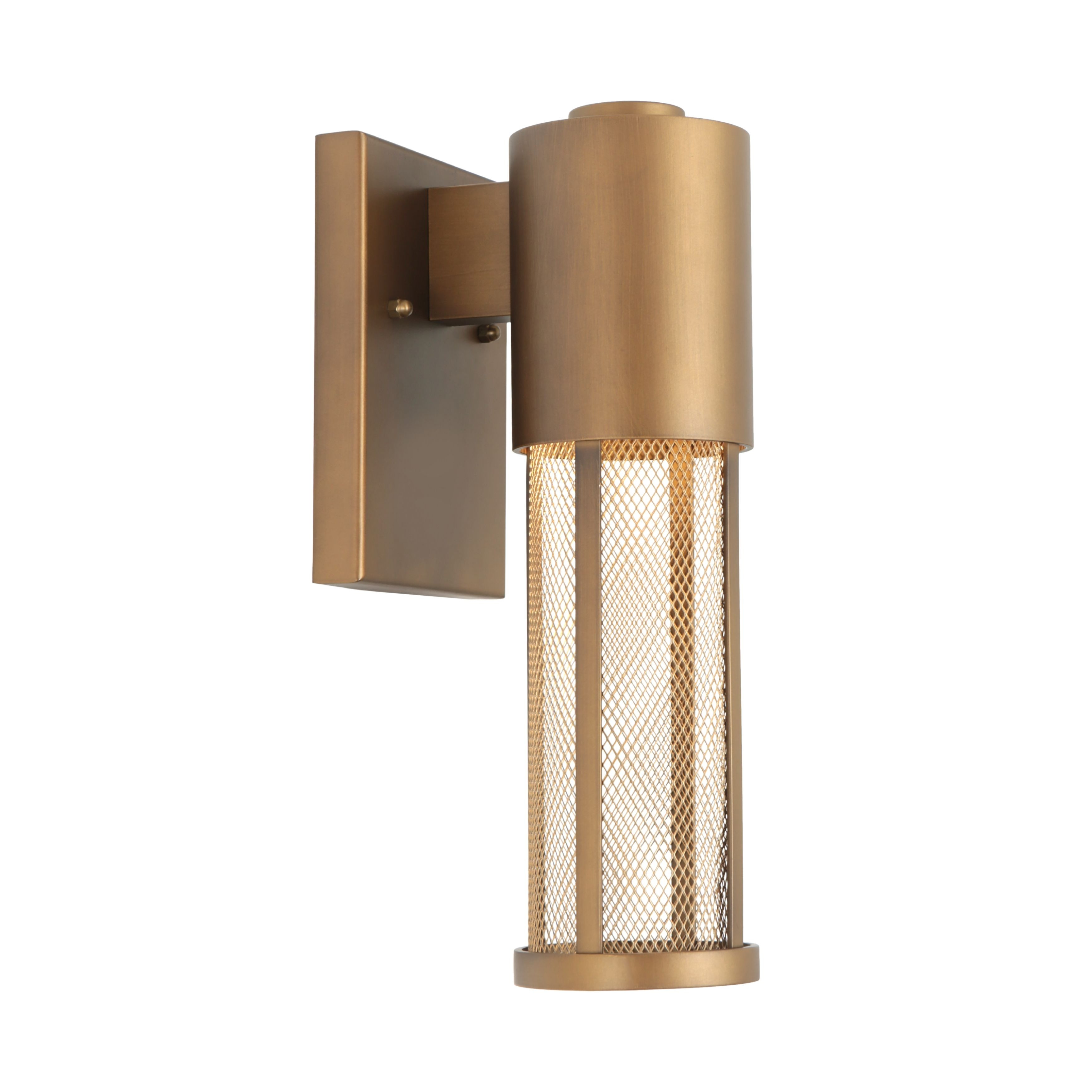 Kassel IP44 Aged Brass Bathroom Wall Light