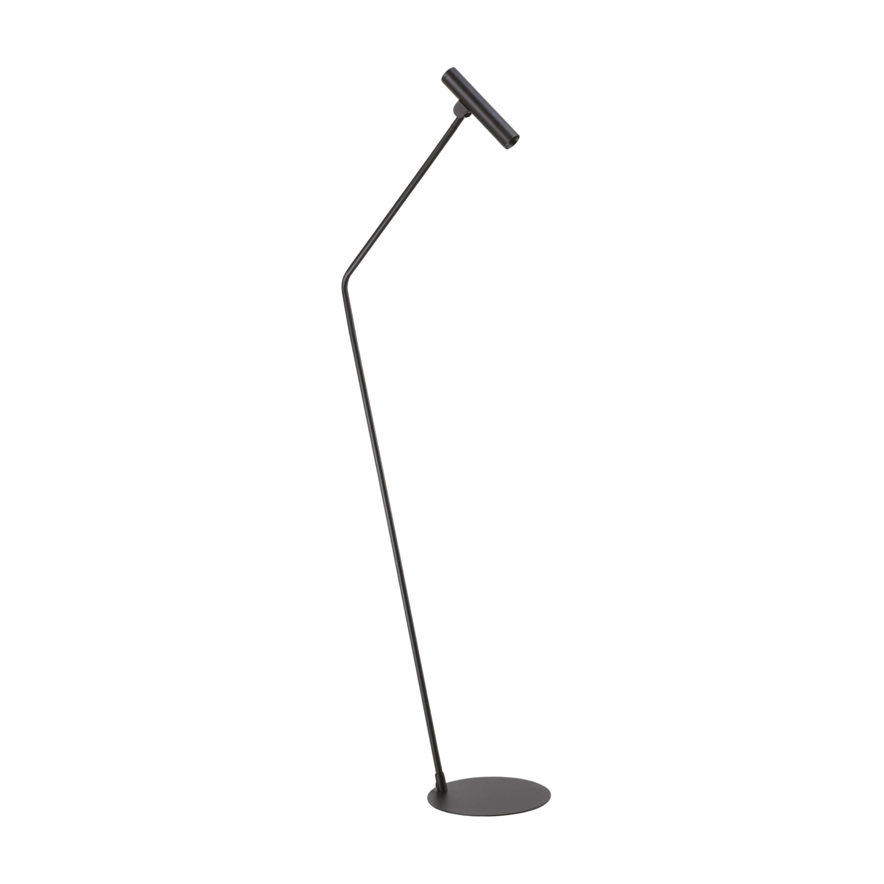 Almudaina Black Steel LED Spot Floor Lamp