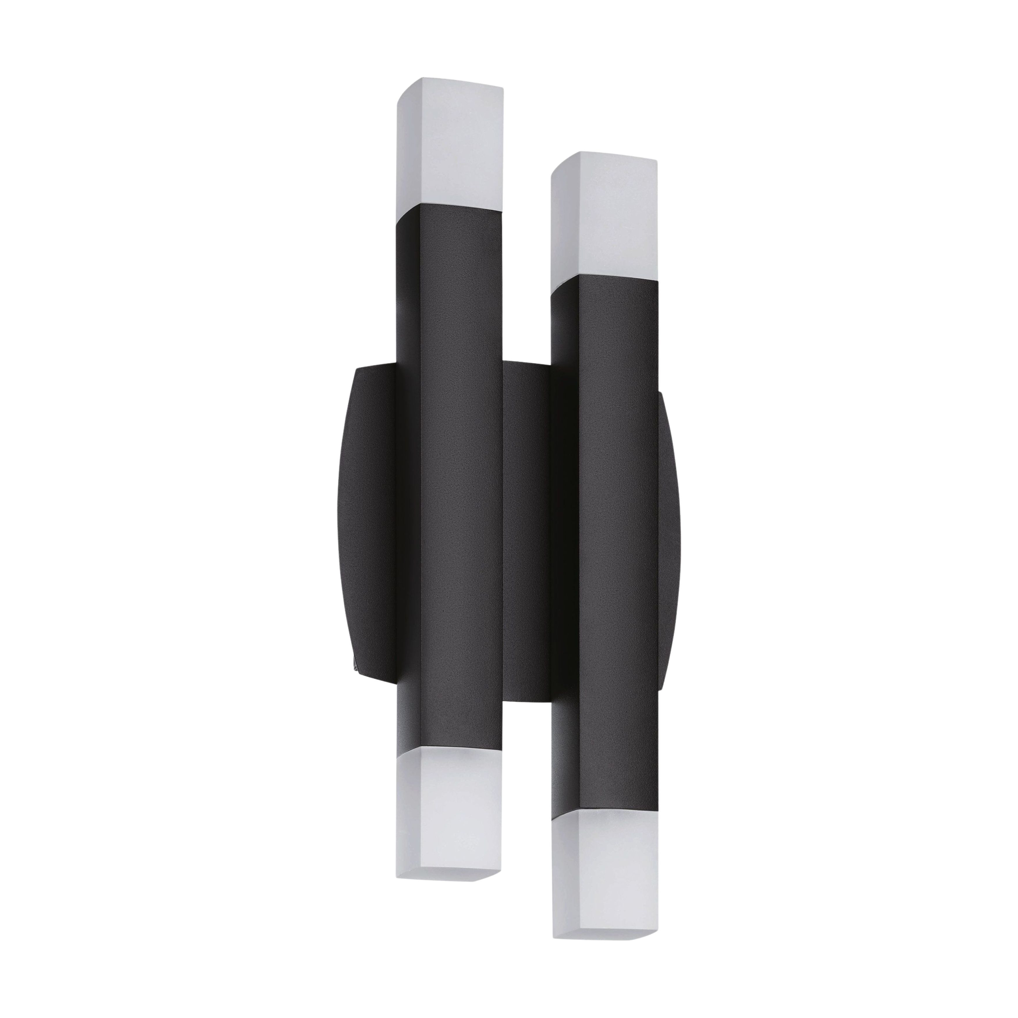 Estanerios Black Steel Quad LED Wall Light