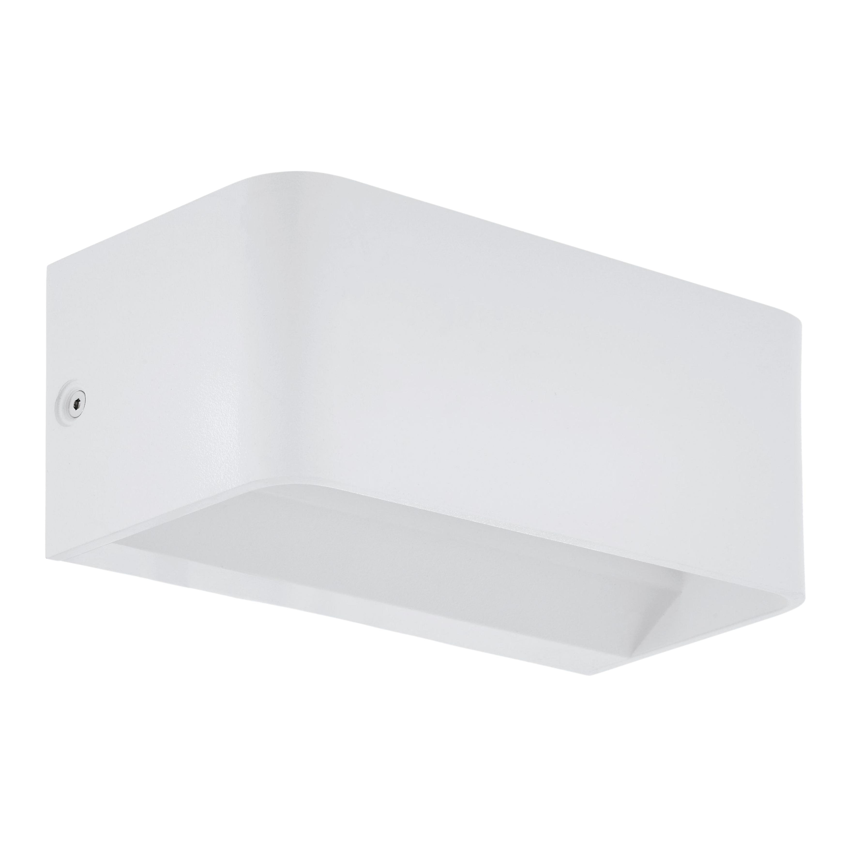 Sania 4 Short Rectangle White Dimmable 3CCT LED Wall Light