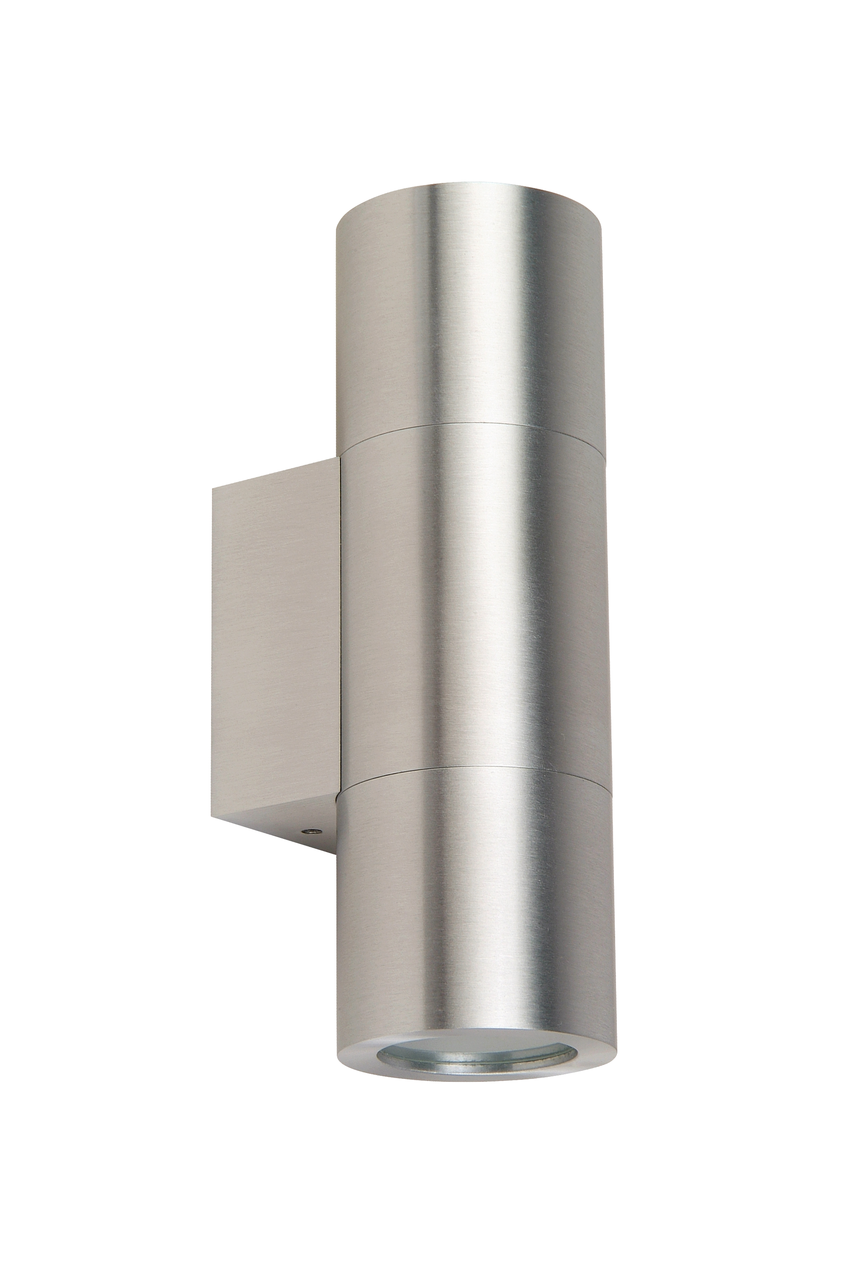 Modern Sleek Up Down Pillar Exterior LED Wall Light
