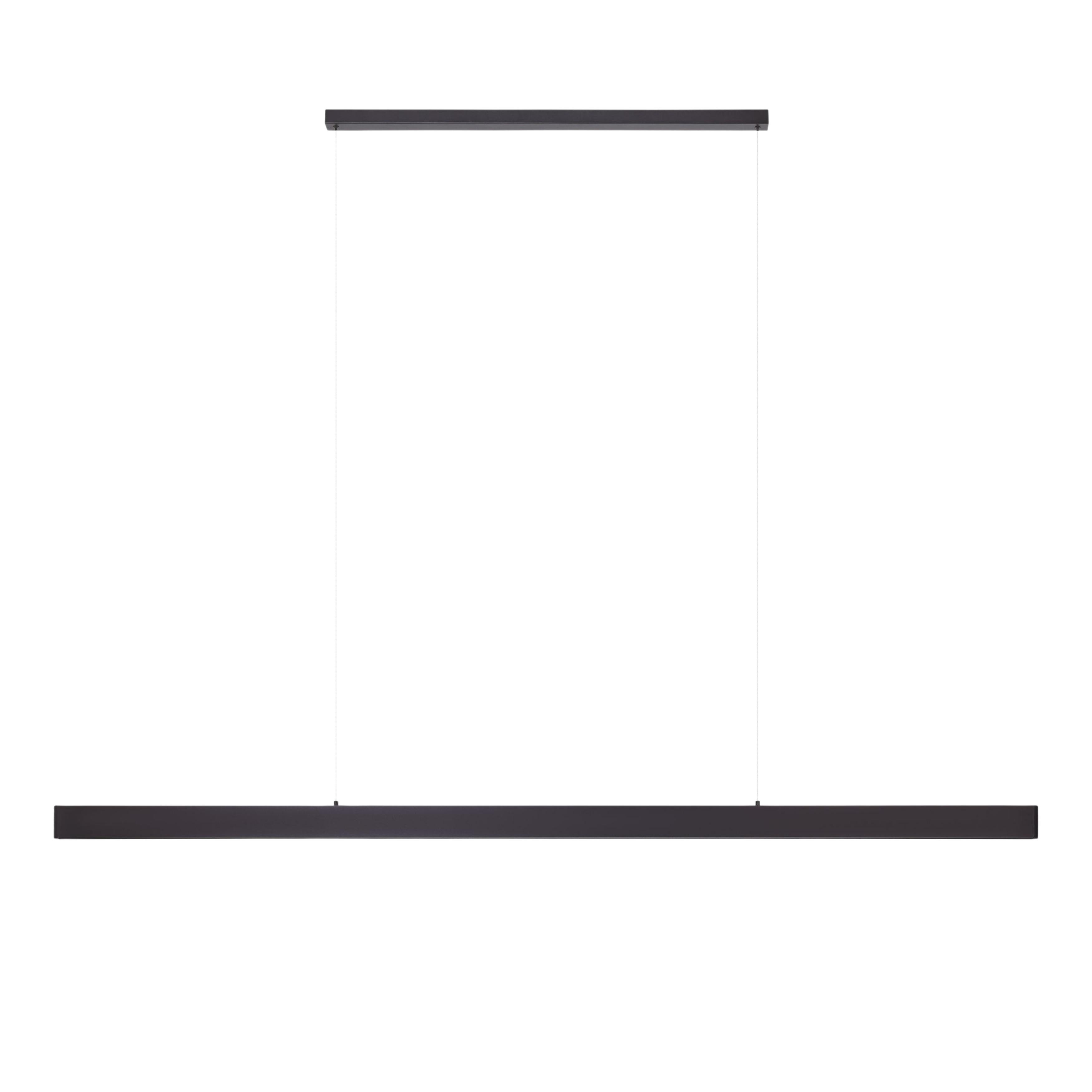 Climene 3 Black Aluminium Dimmable 3CCT Linear LED Pendant