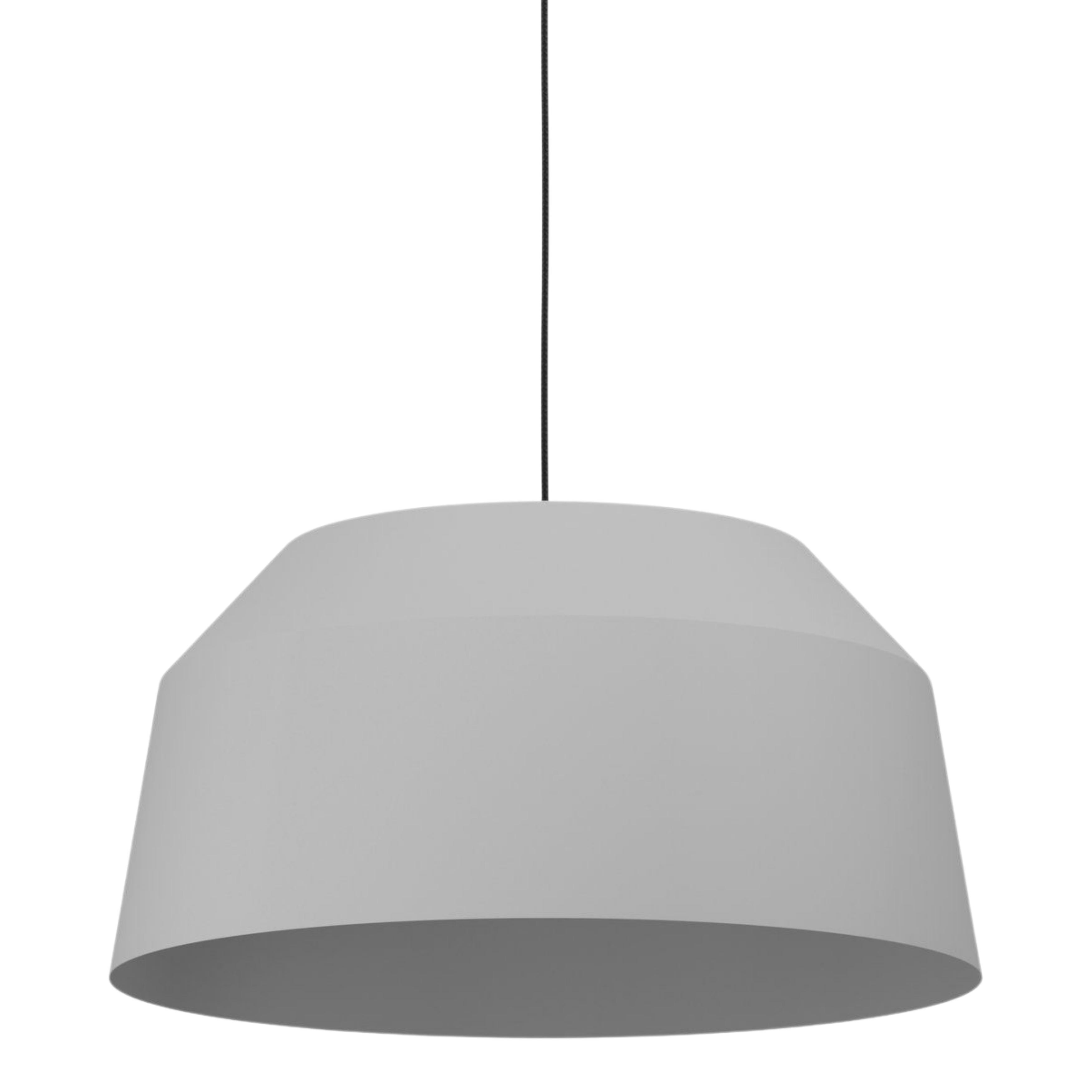 Contrisa Steel Grey Angled Dome Pendant Light