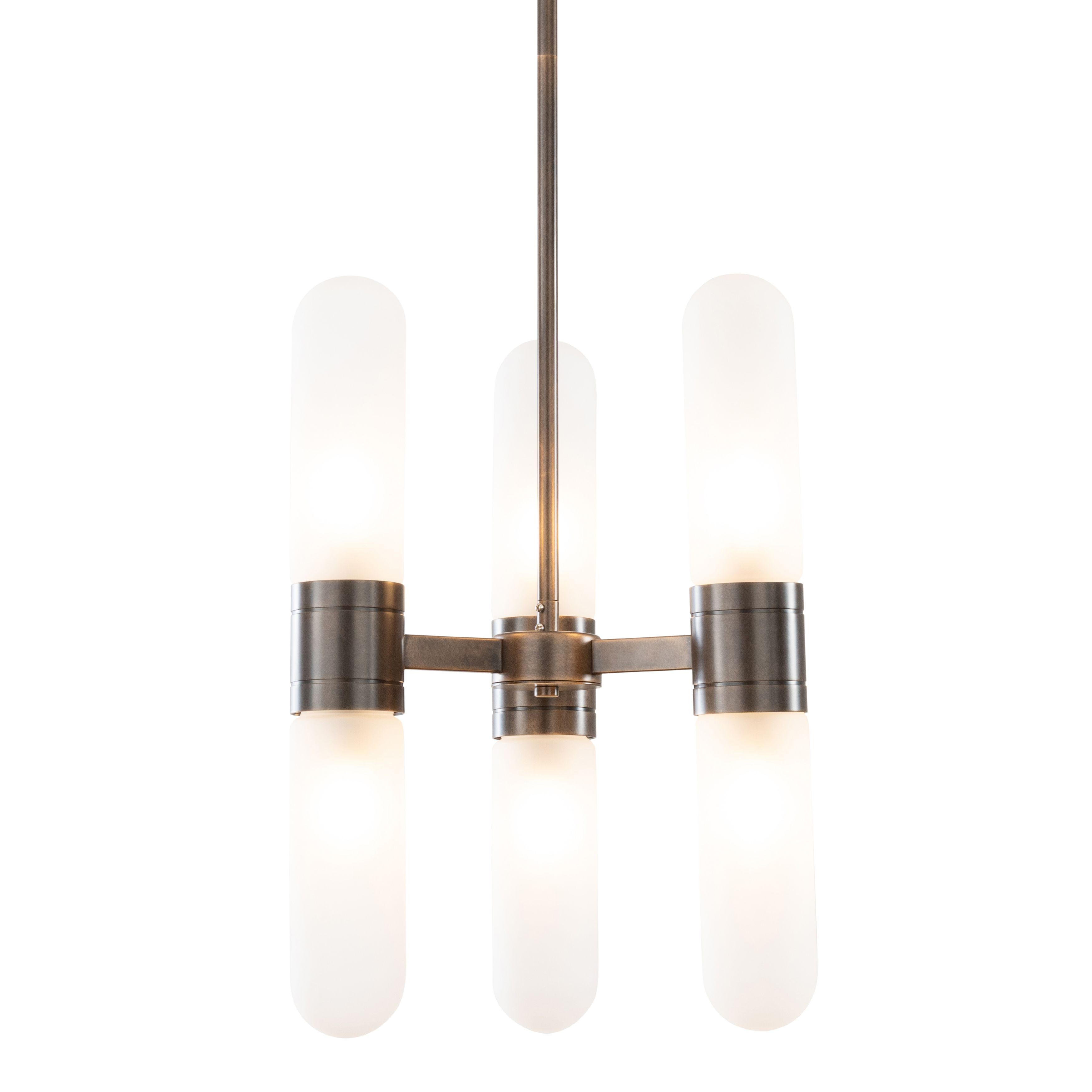 Hepburn 6 Light Antique Brass Statement Pendant