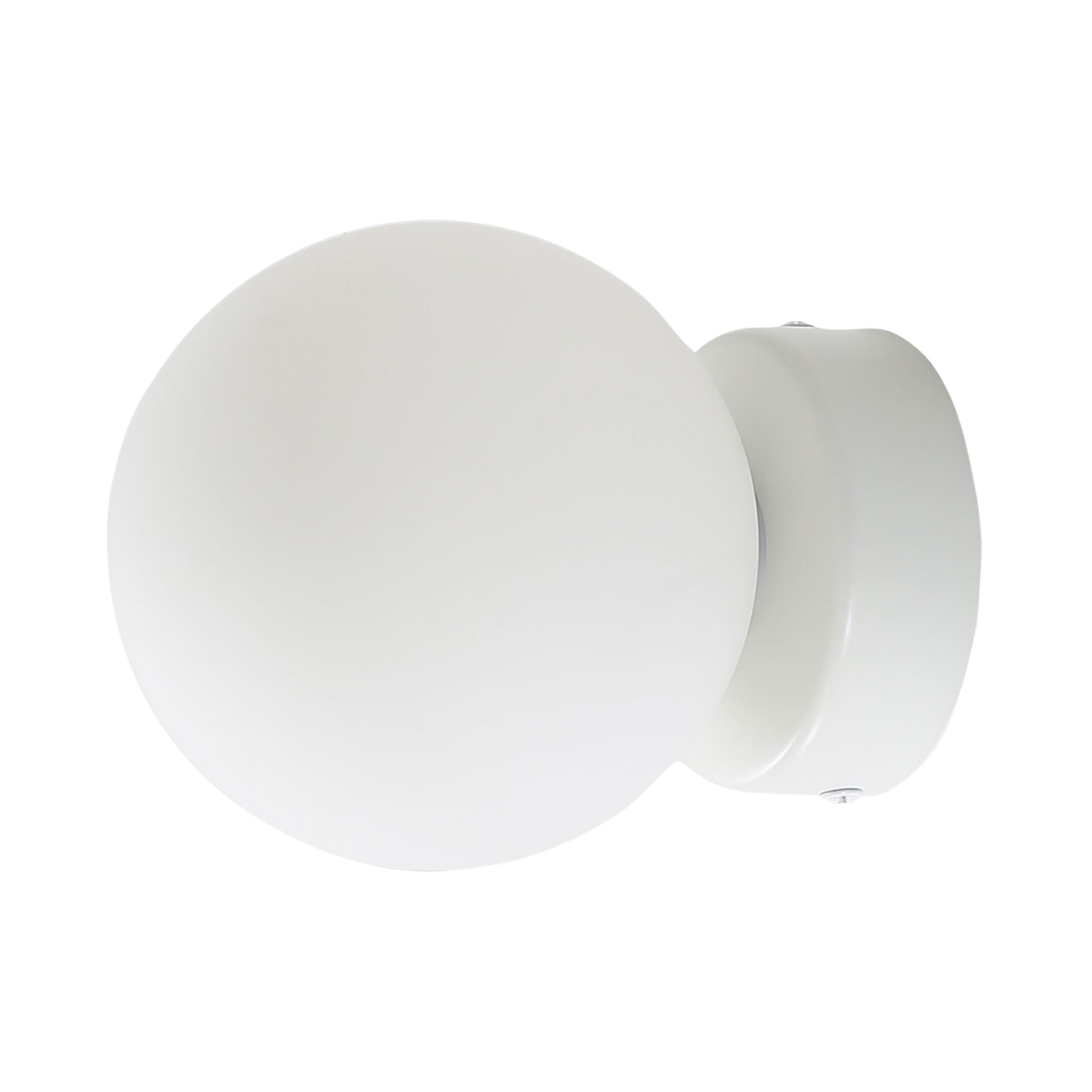 Dundee White Opal Matt Glass Wall Light