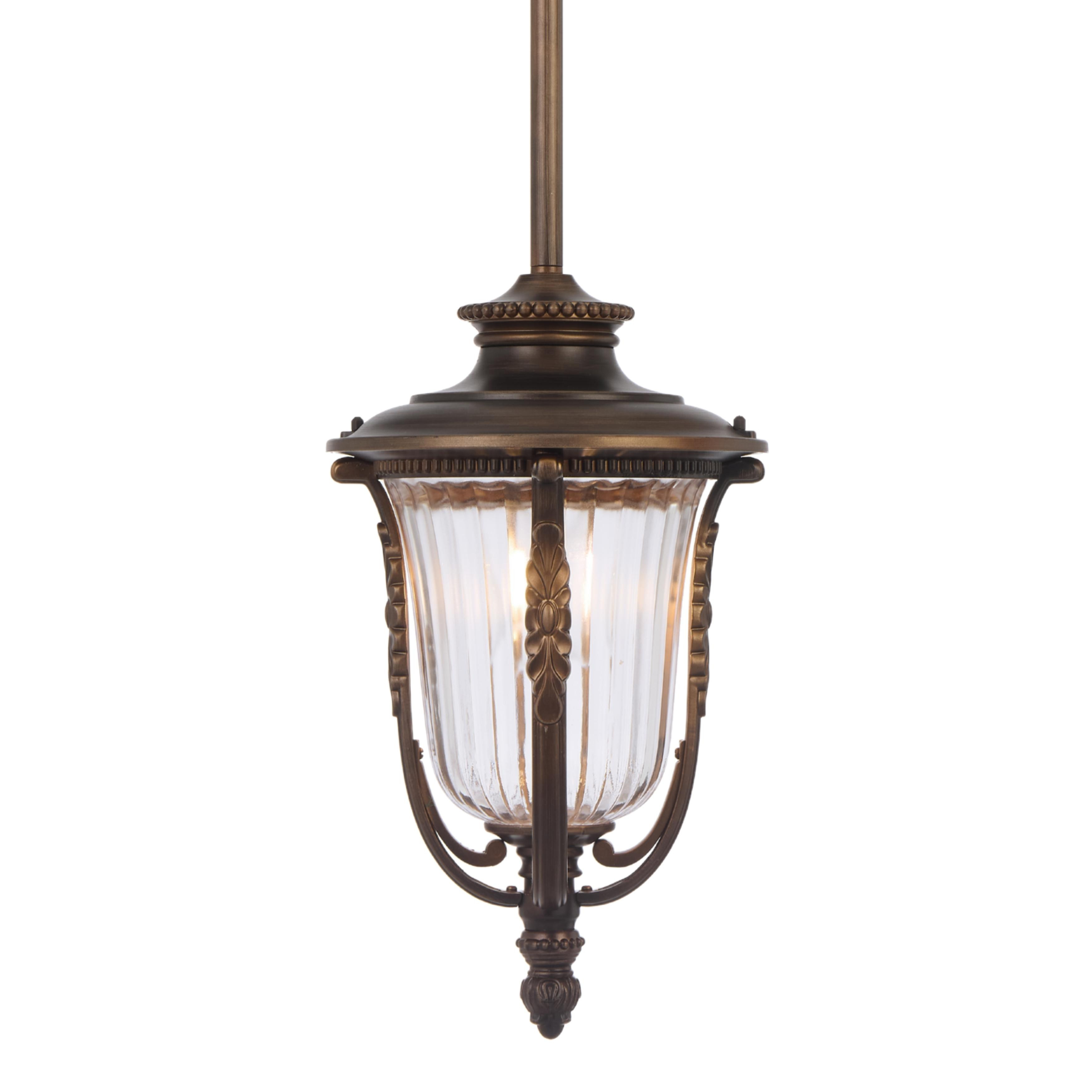 Rabanales Bronze Traditional Coach Pendant Light