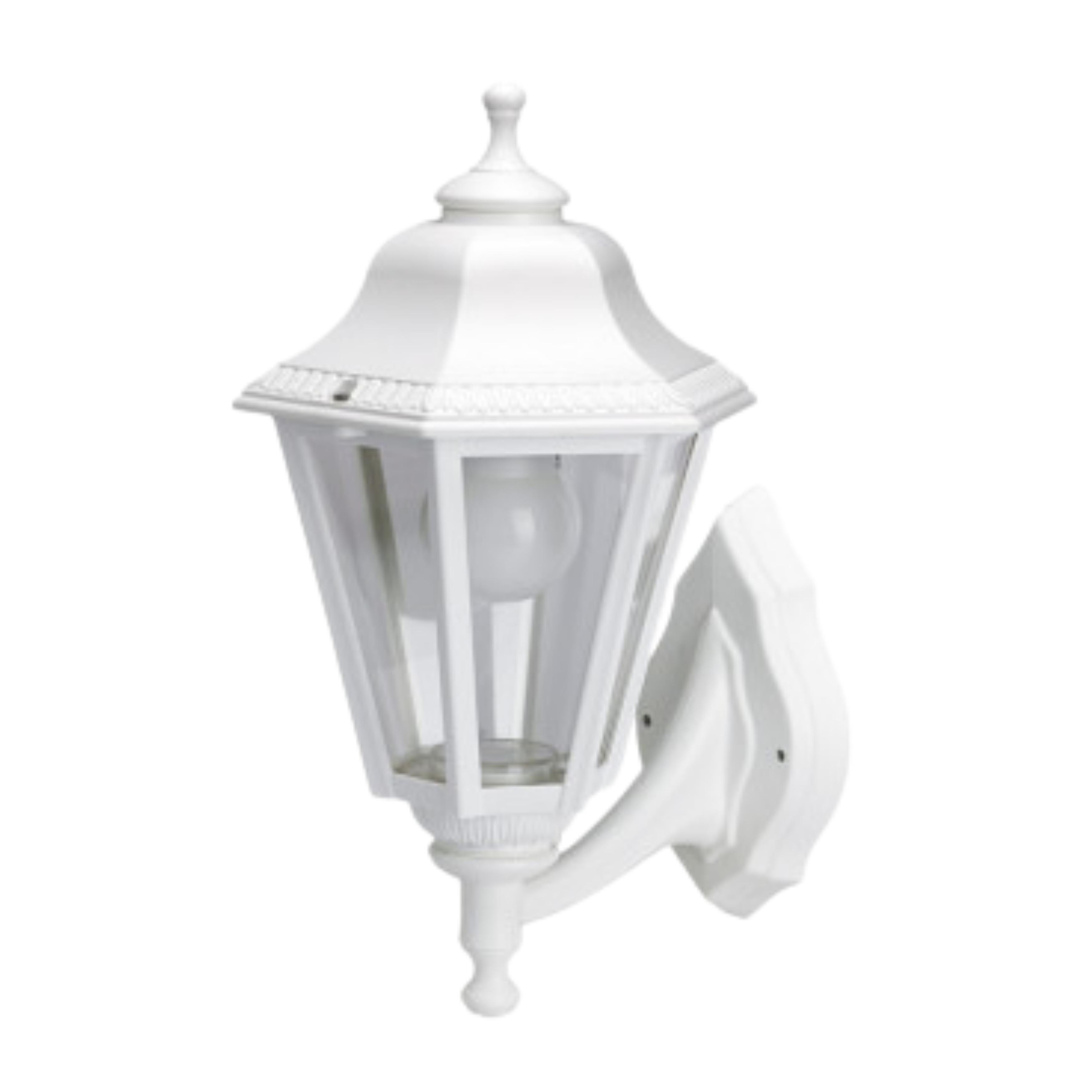 Castra White Italian Made Duralite Lantern Wall Light