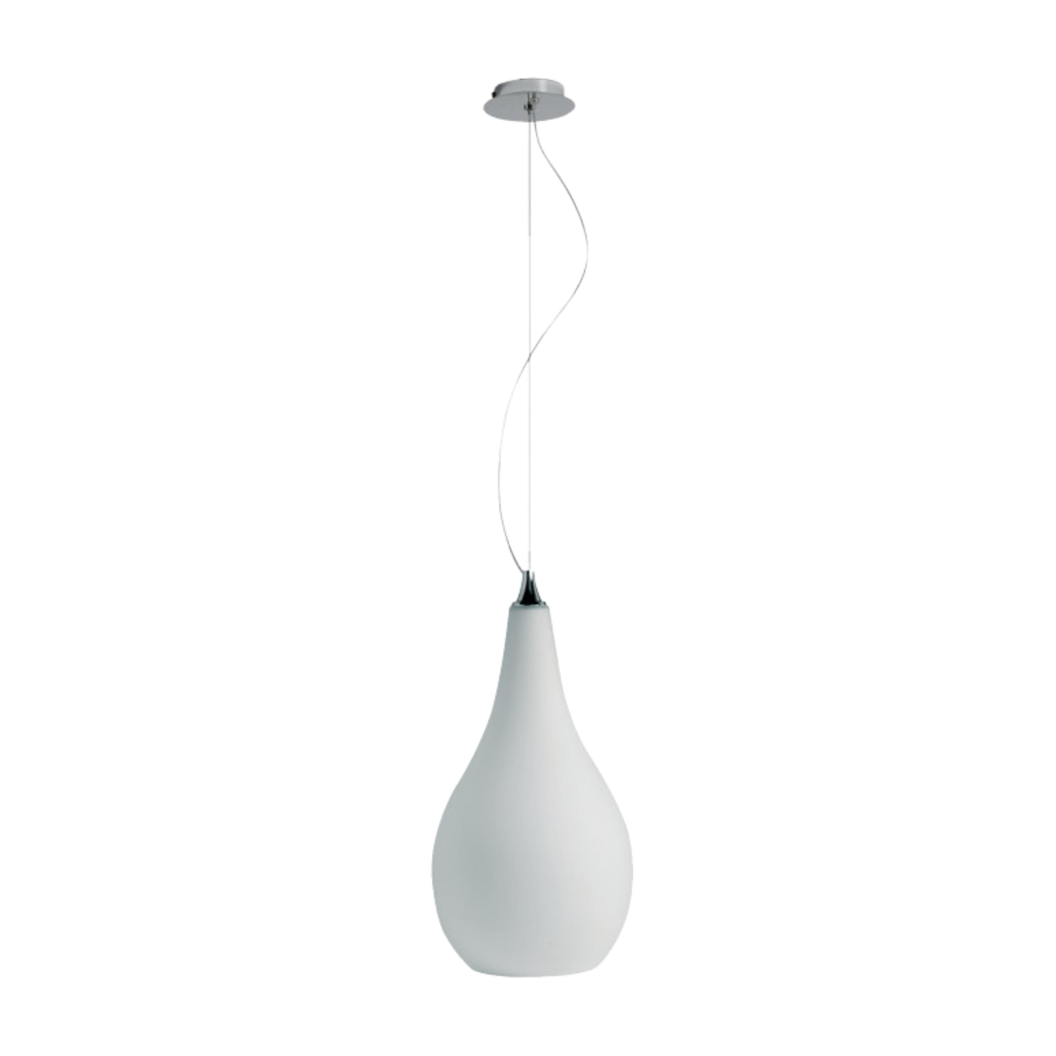 Gourd Opal White Pendant Light