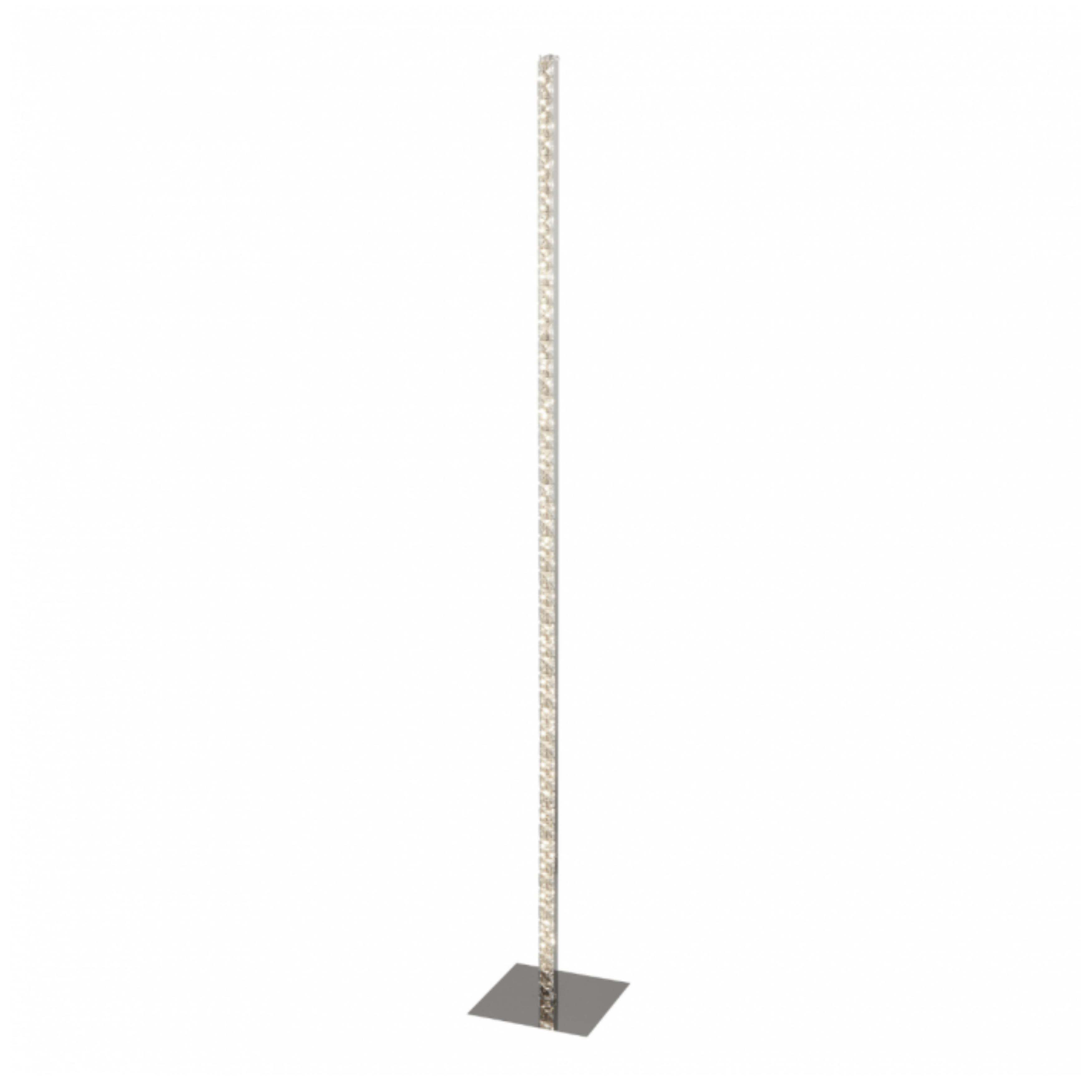 Linear Crystal Modern LED Floor Lamp