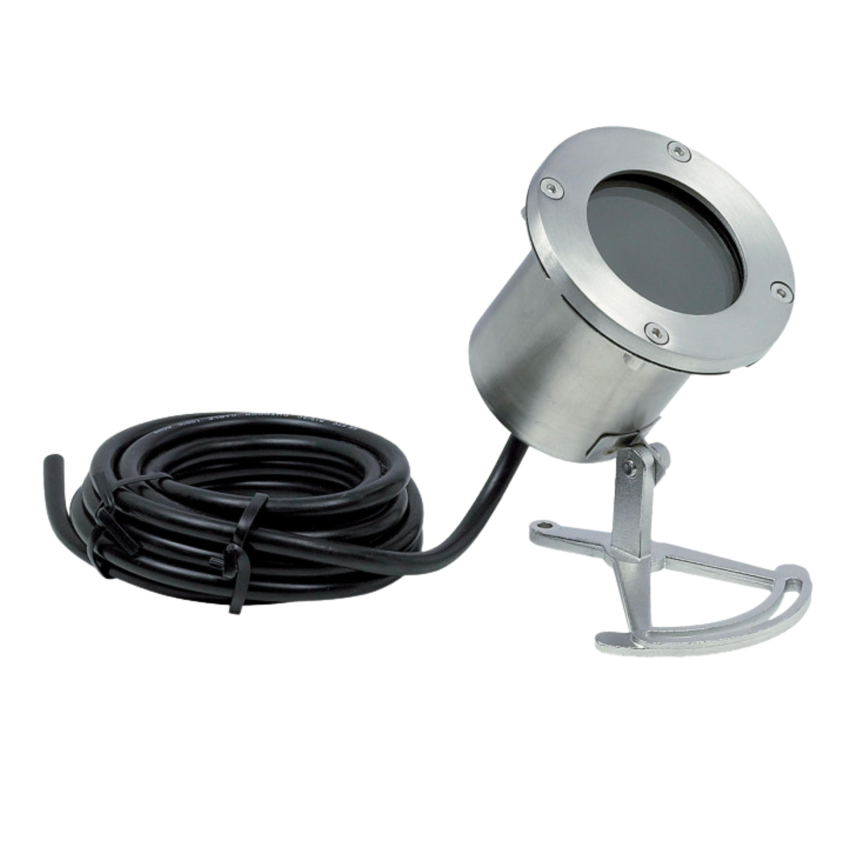 Merlin Adjustable Silver Grey 12V IP68 Pool Pond Side Spotlight