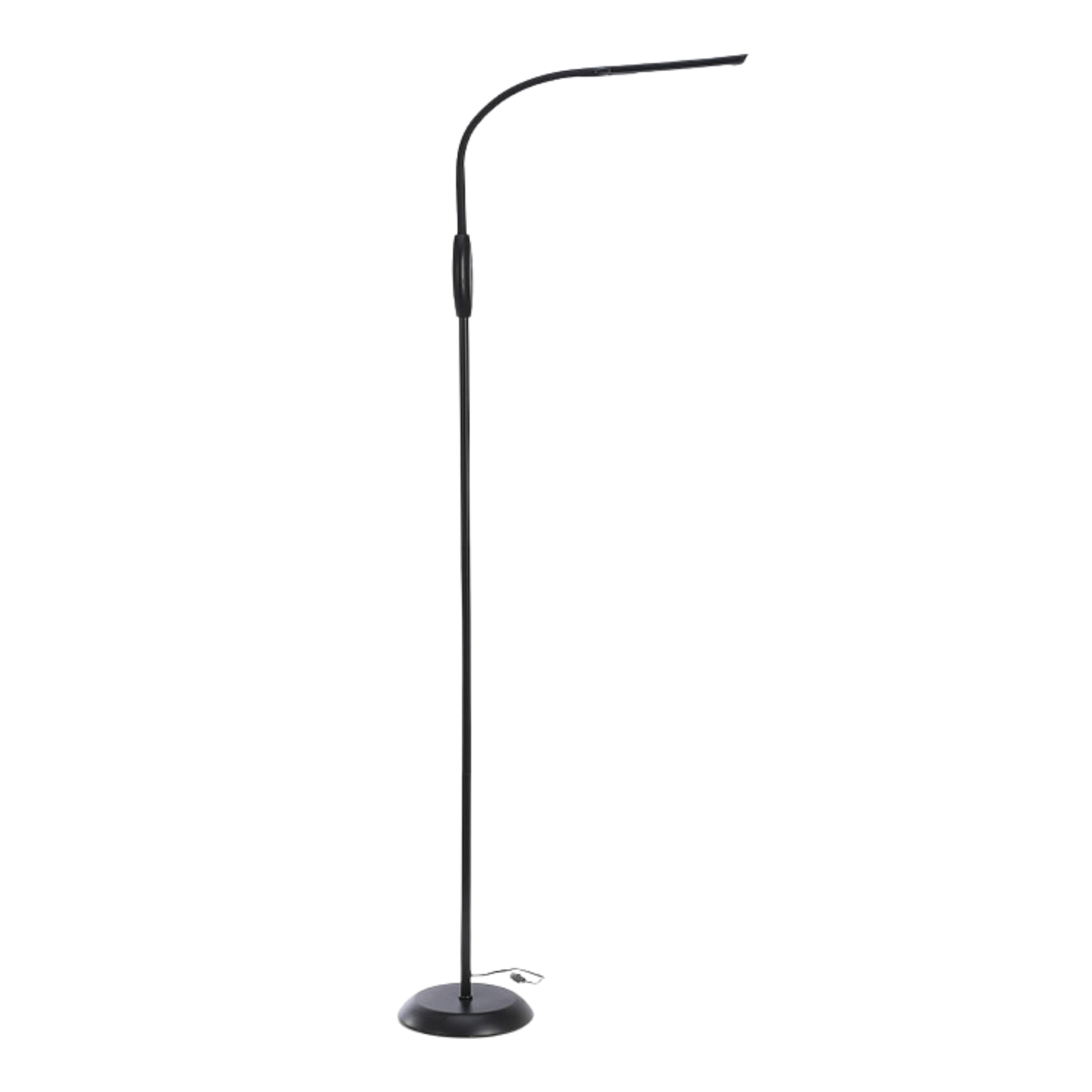 Nova Black Contemporary Dimmable LED Floor Lamp