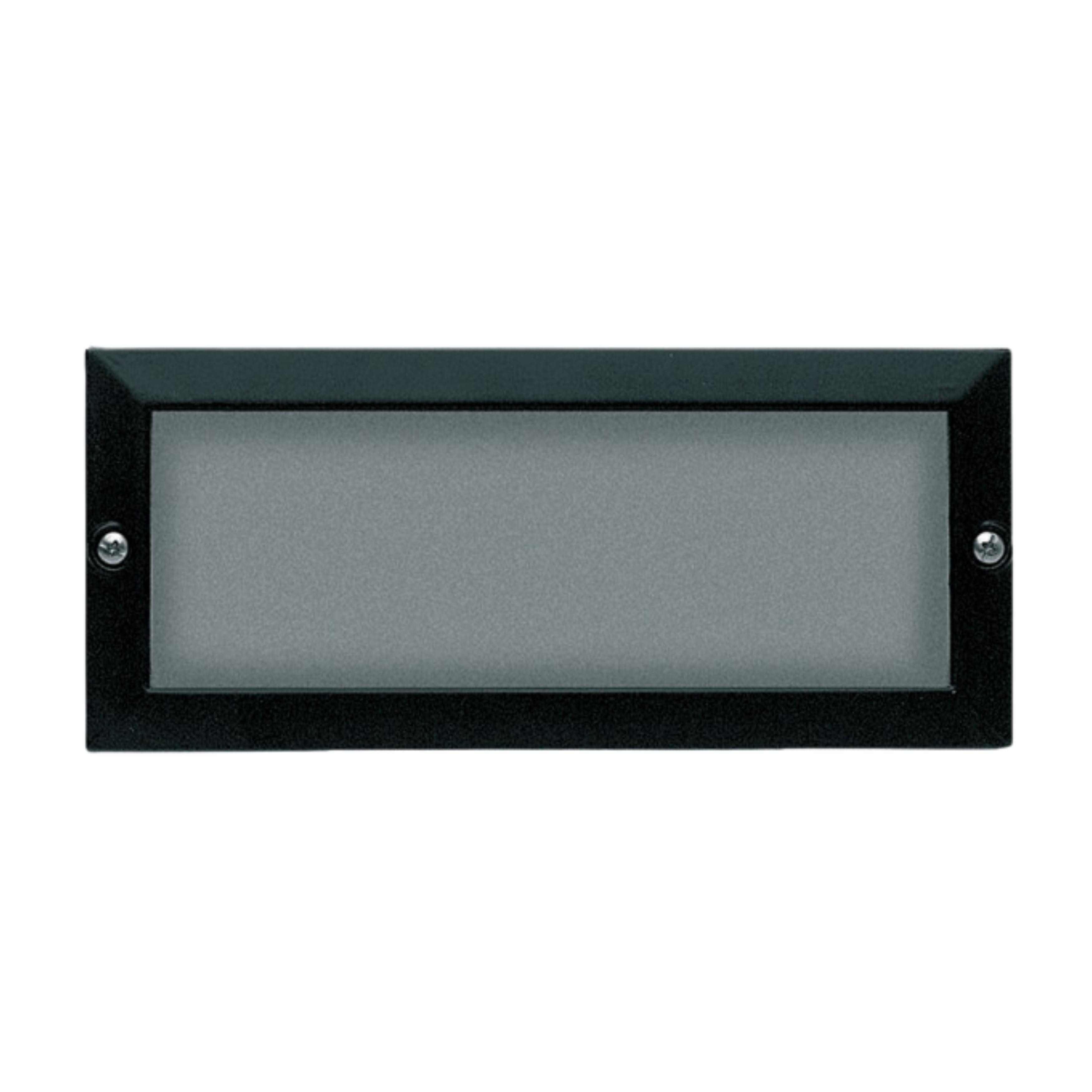 Reese Black Plain Brick Wall Light