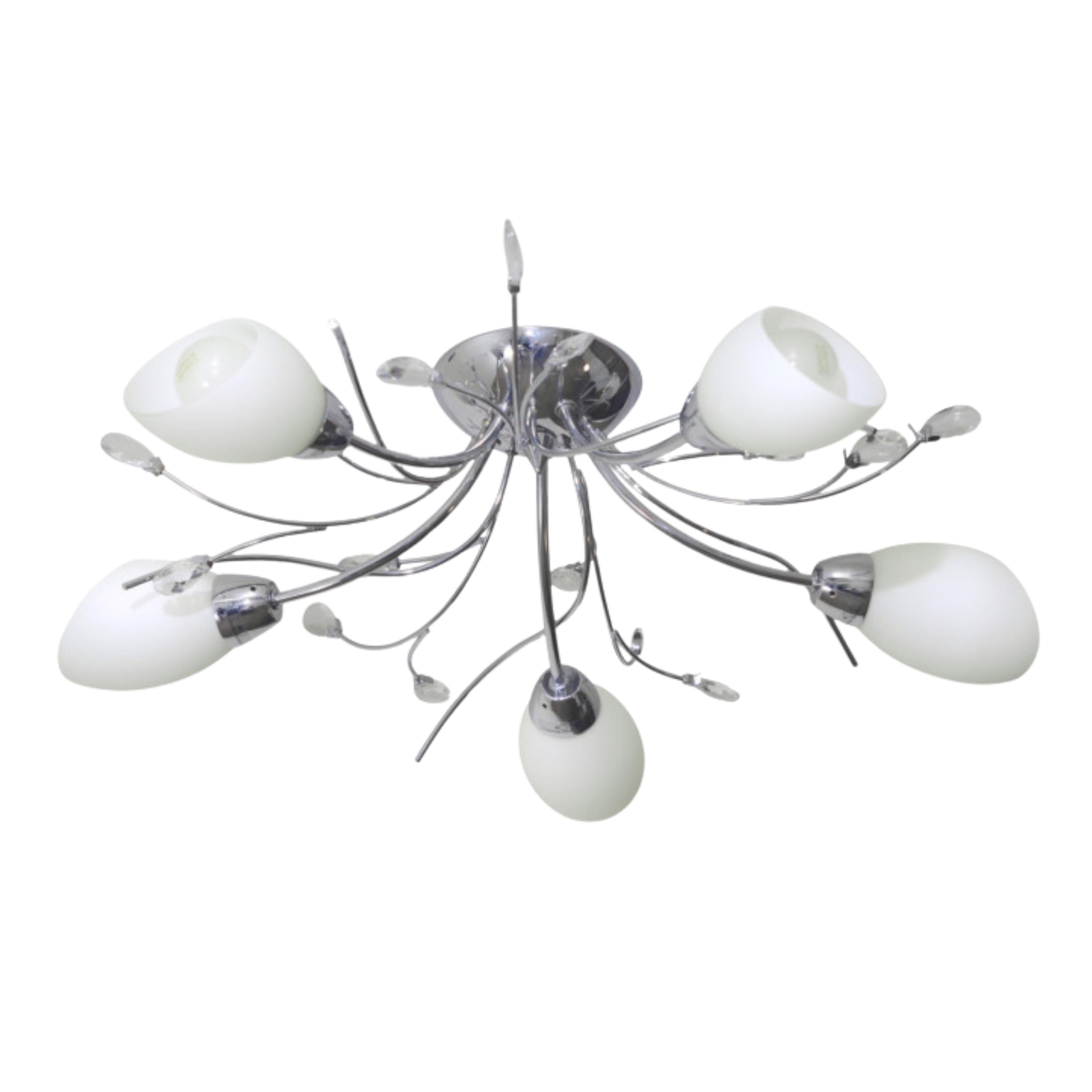 Tulip 5 Light Chrome Indoor Ceiling Light