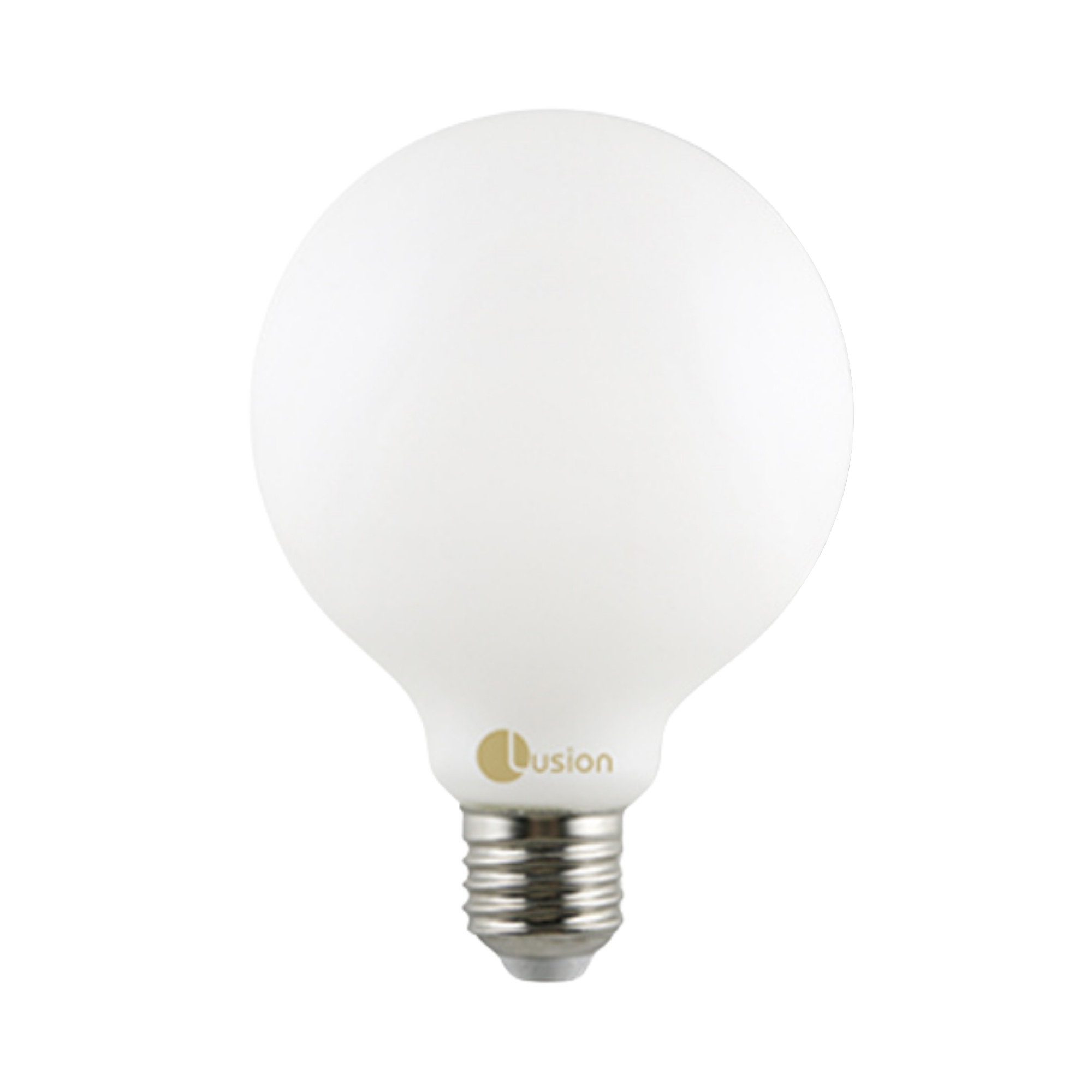 8W Matt Opal Dimmable Warm White E27 G125 LED Bulb