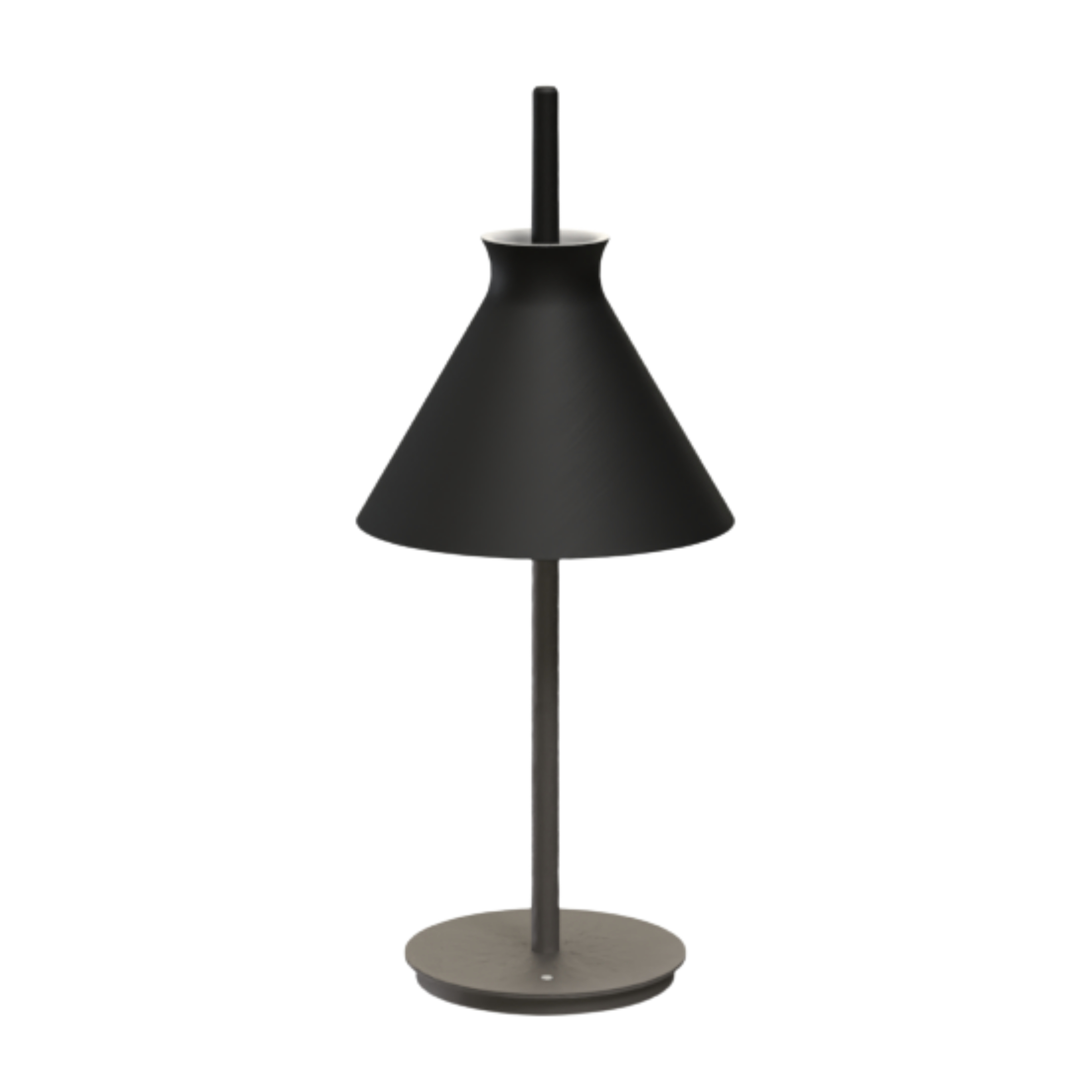 Totana Organic Cone Clay LED Table Lamp - Black