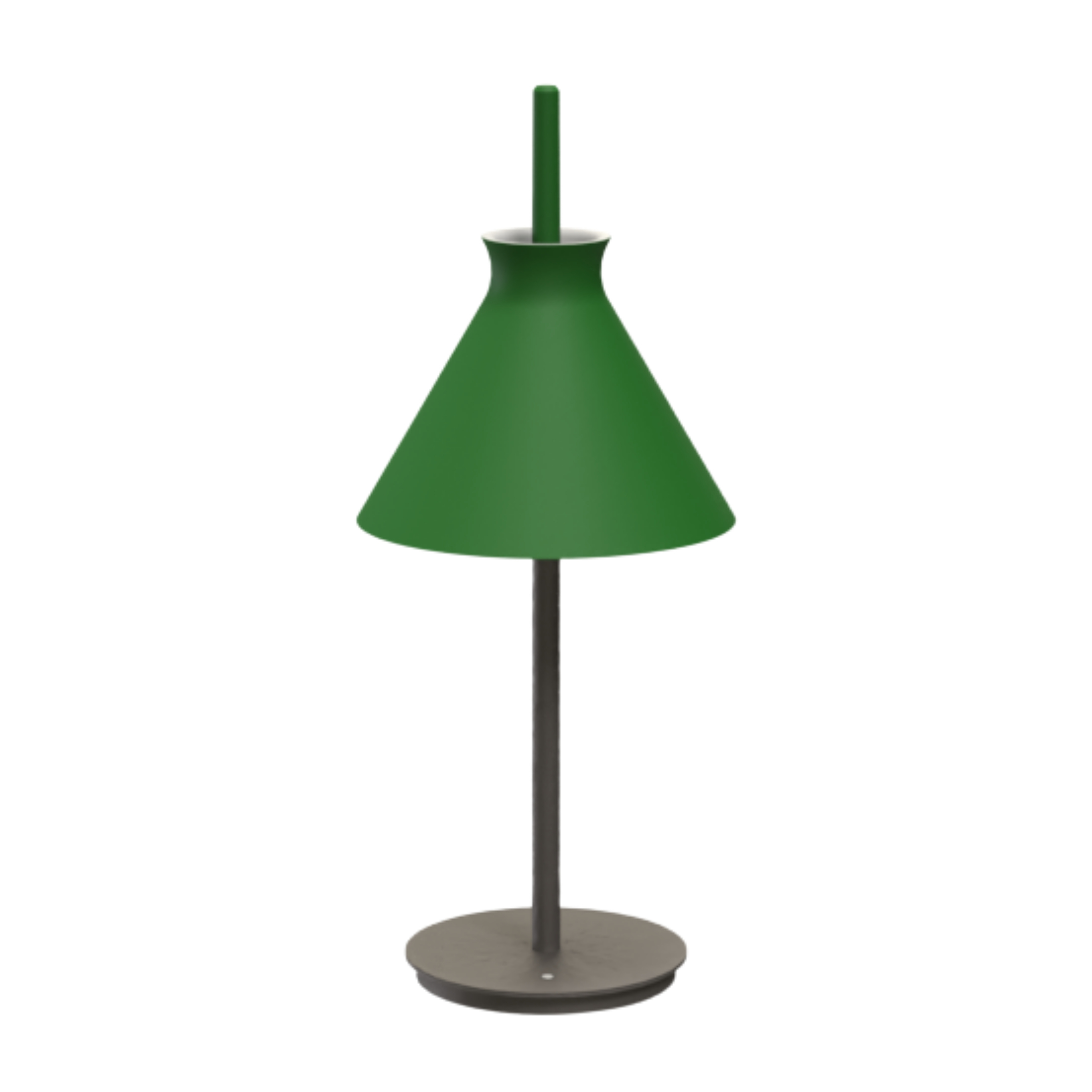 Totana Organic Cone Clay LED Table Lamp - Olive Green
