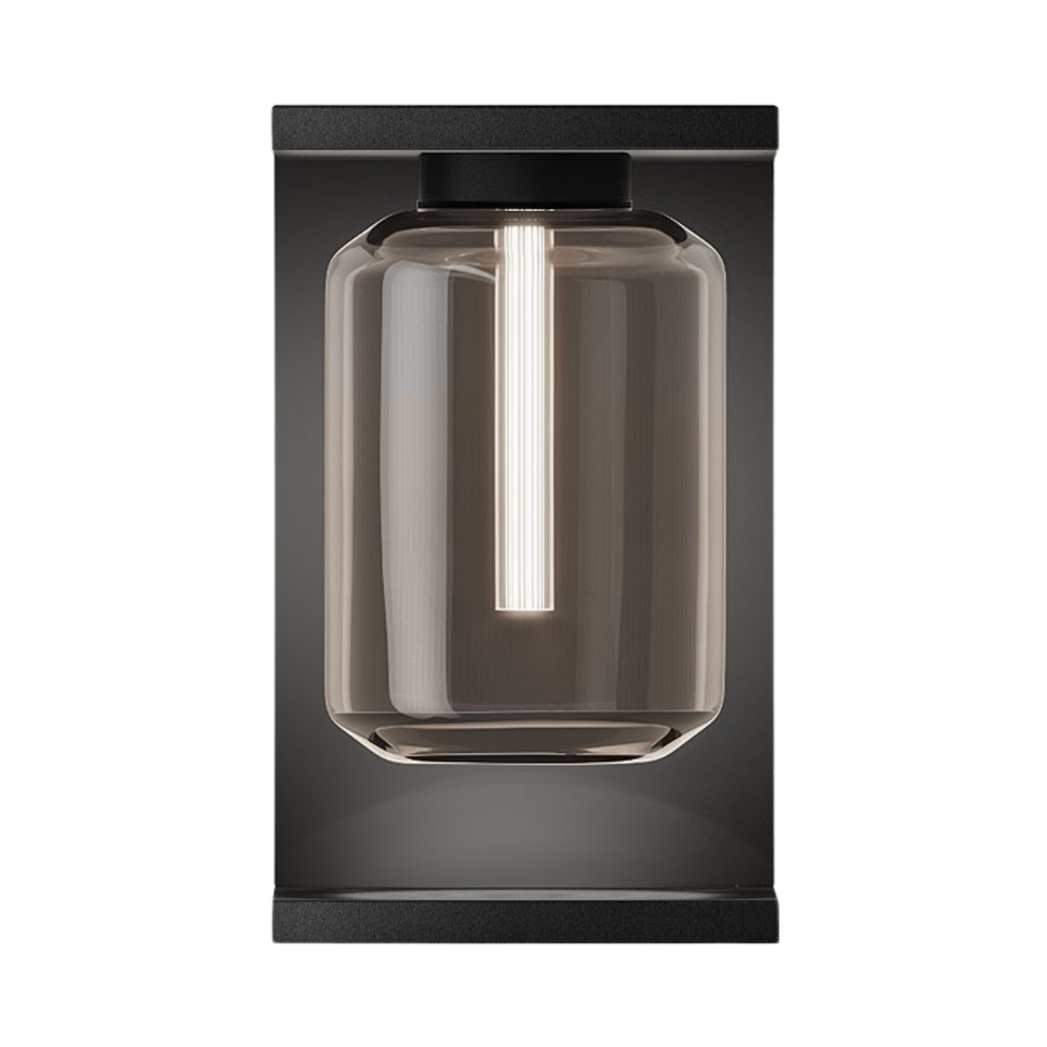 Dia Deep Black IP65 Dimmable LED Wall Light