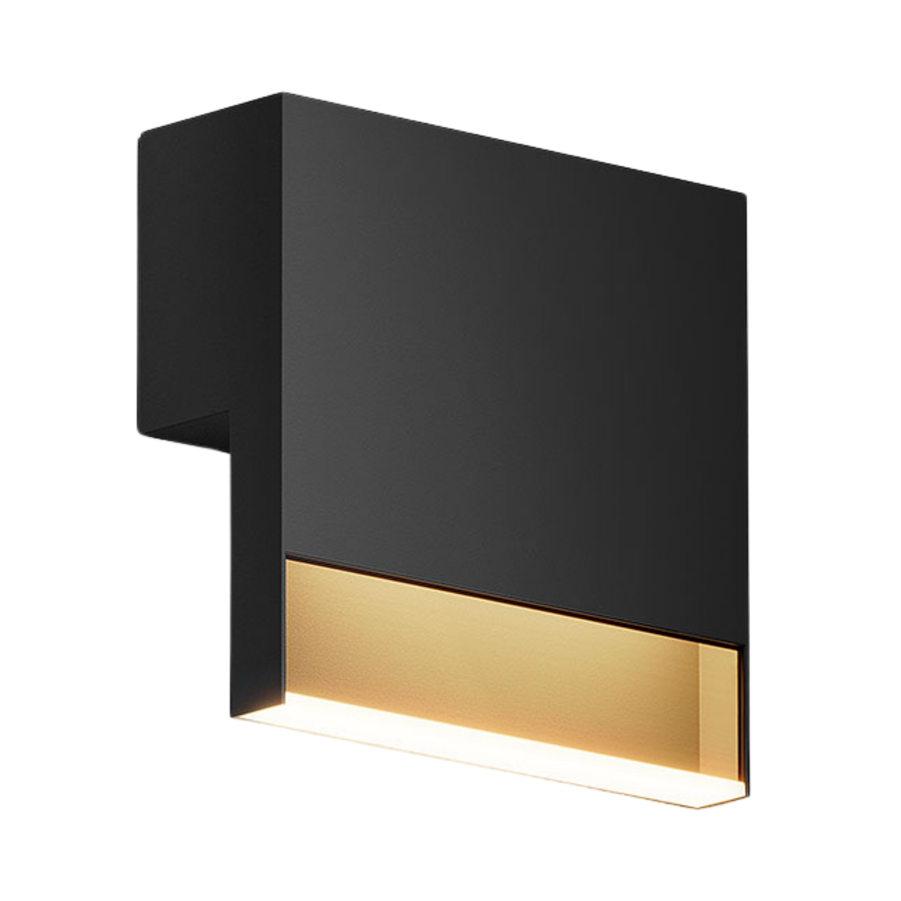 Li.2 Deep Black IP65 LED Wall Light