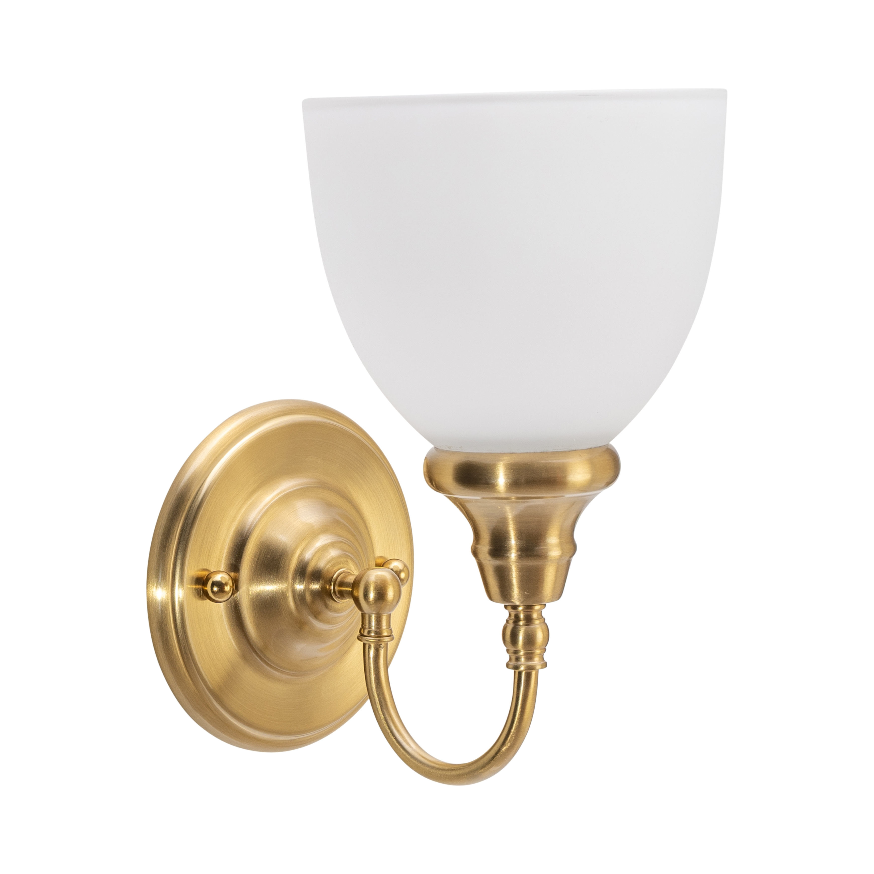 Benson 1 Light Satin Brass Wall Light