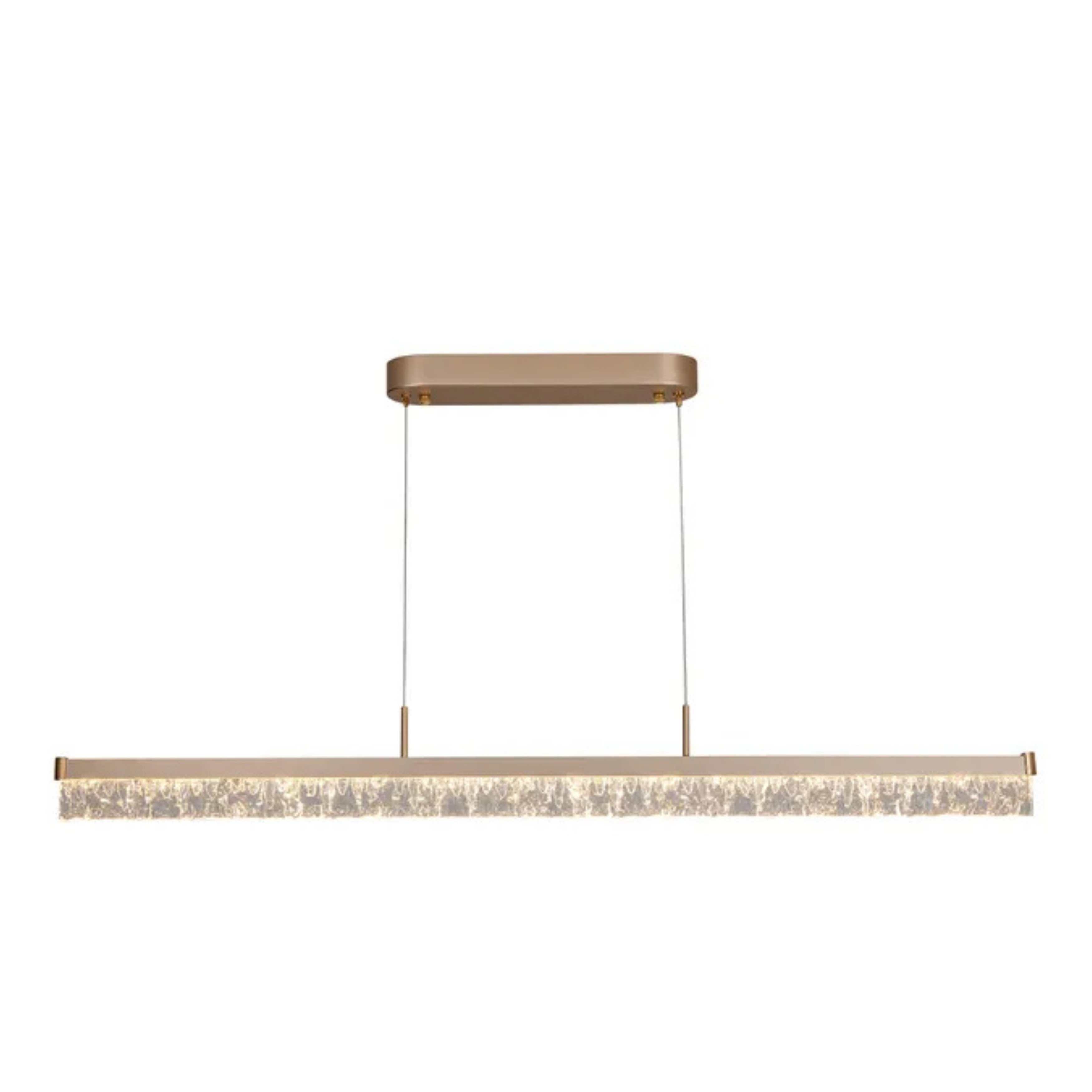 Brystol Gold Crystal 3CCT LED Linear Pendant Light