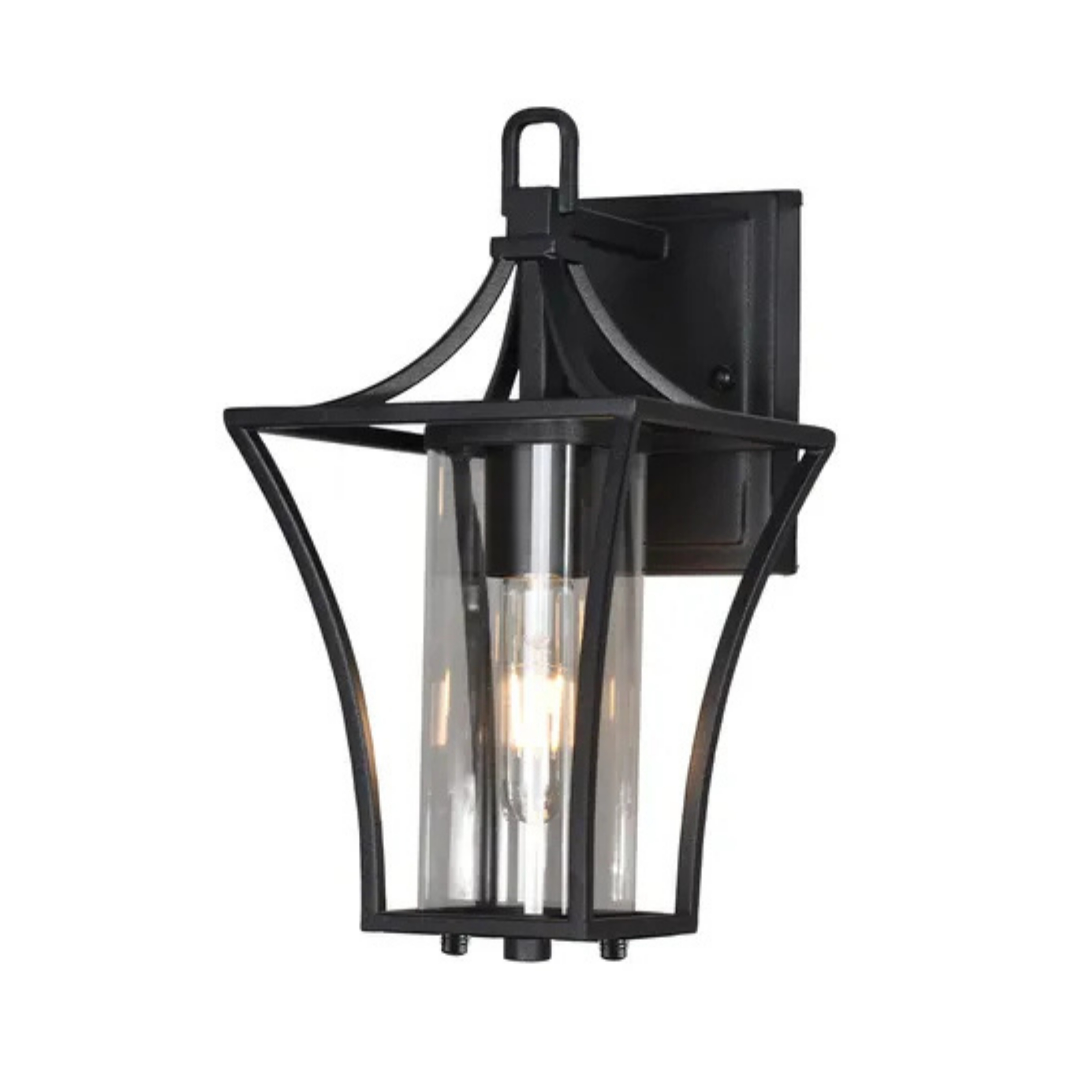 Bexley Black Modern Exterior Wall Light