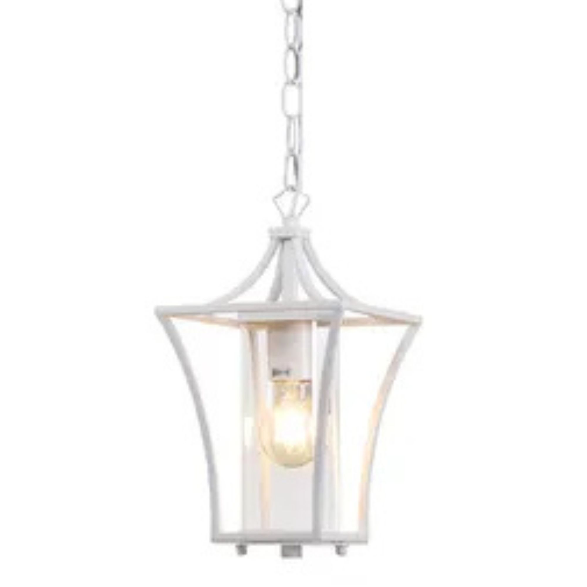 Bexley IP44 White Modern Pendant Light