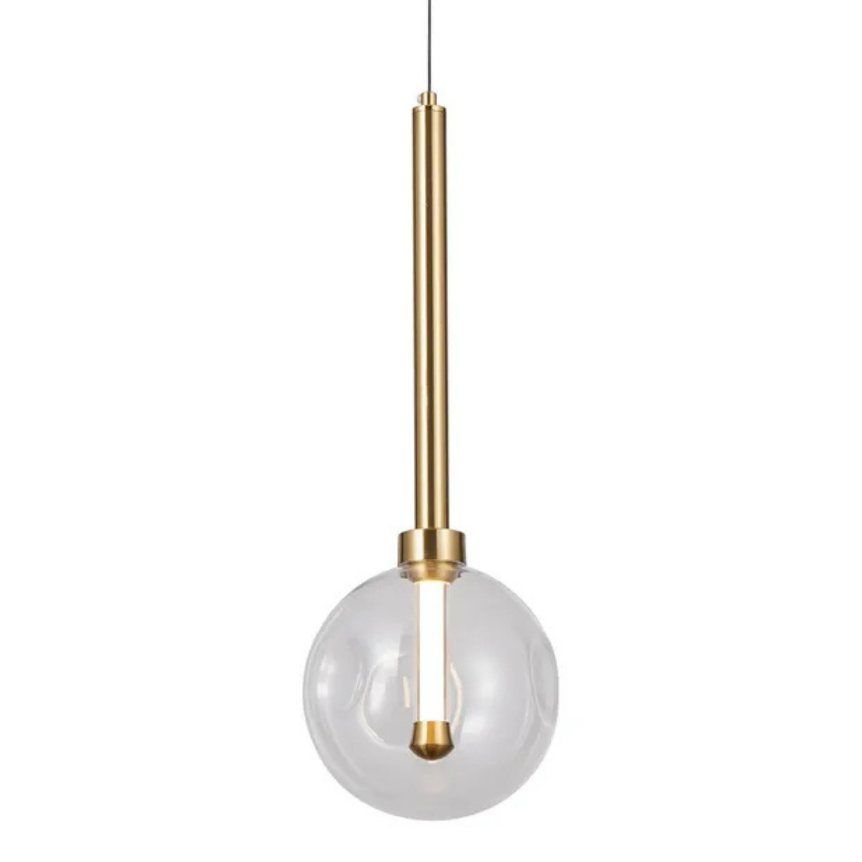 Meteor Single Glass Orb Pendant Light