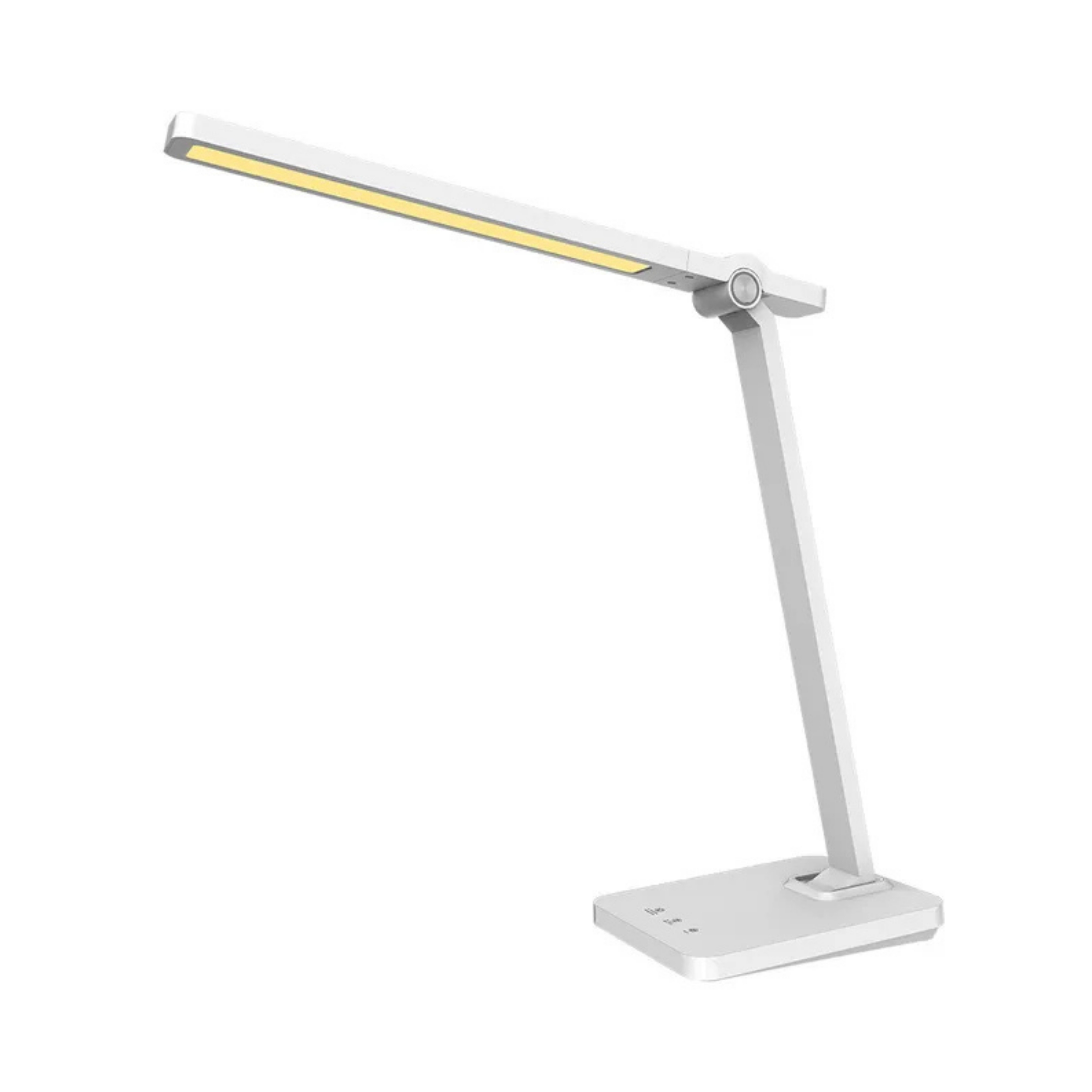 Bruce 10W White Adjustable Dimmable Touch Desk Lamp