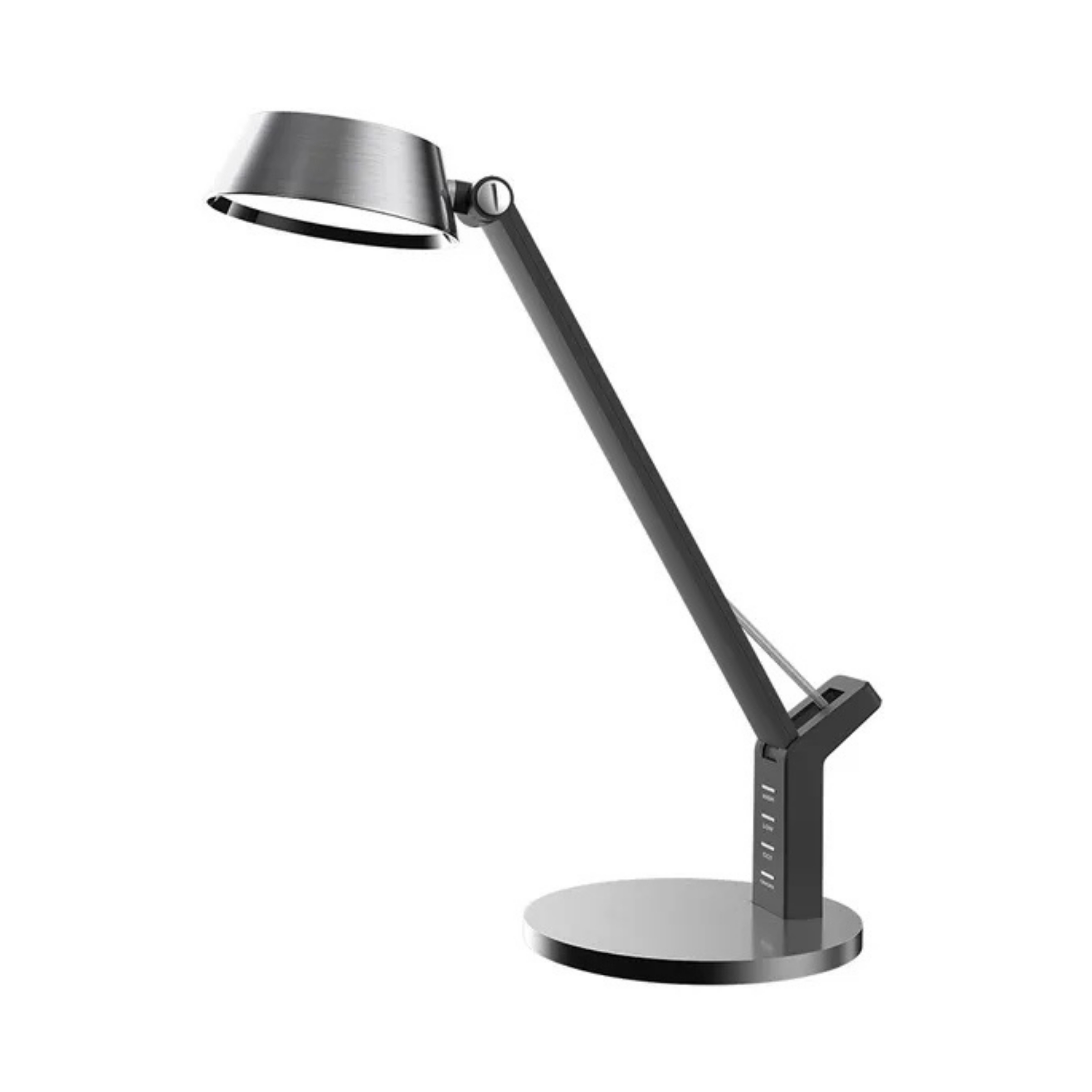 Hilda Black Nickel 3CCT Dimmable Touch Desk Lamp