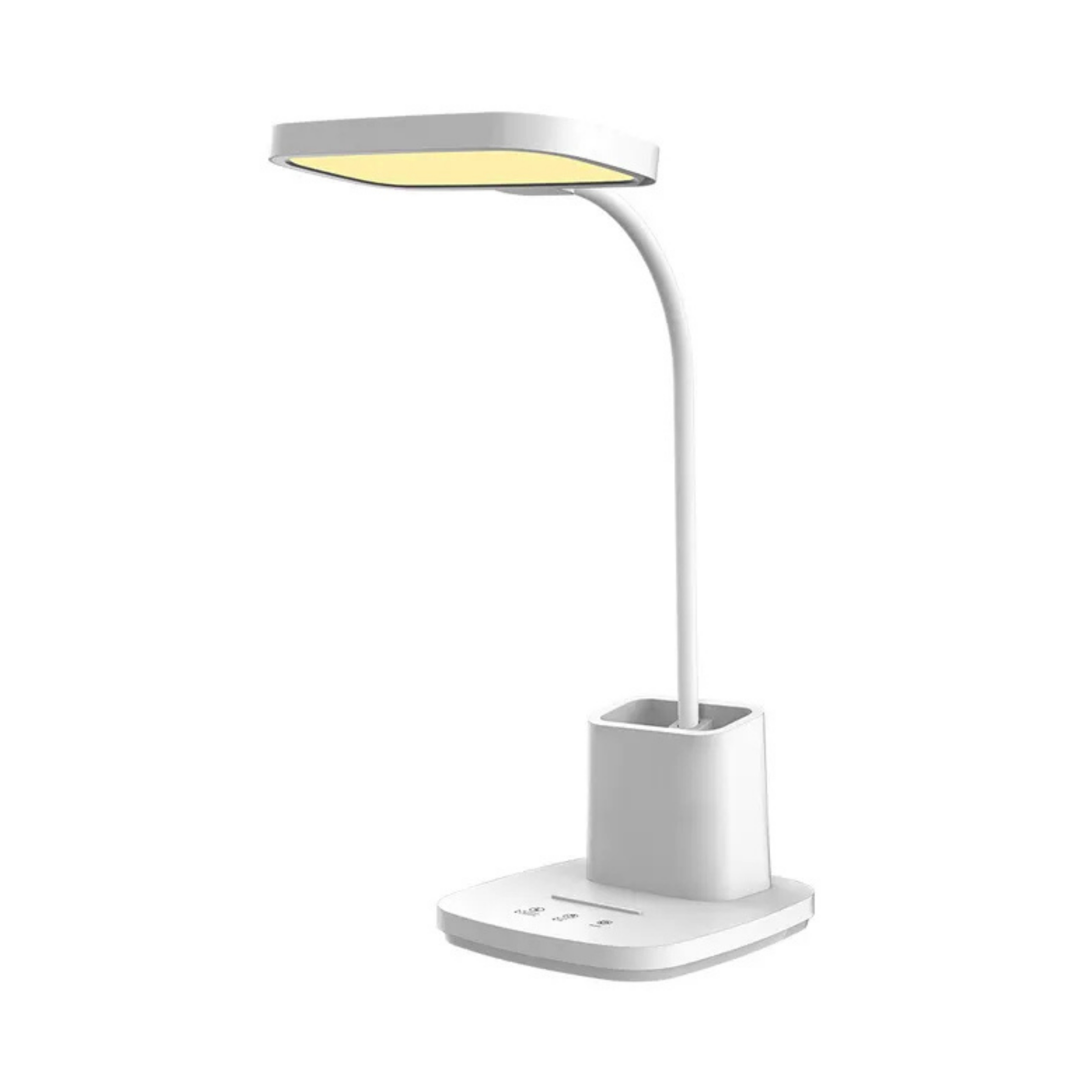 Penchi White Touch Desk Lamp with USB Port