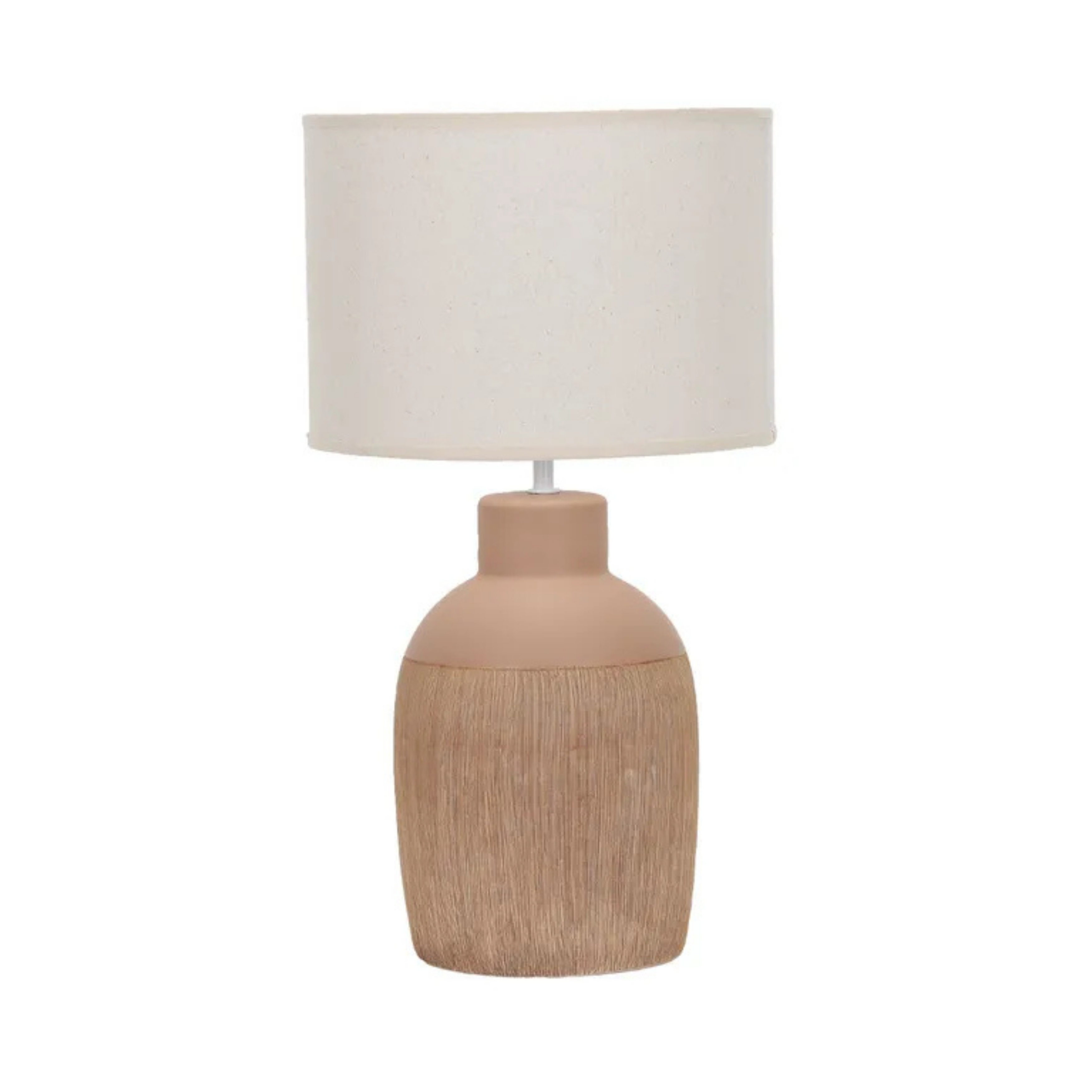 Monserrat Brown Textured Ceramic Table Lamp