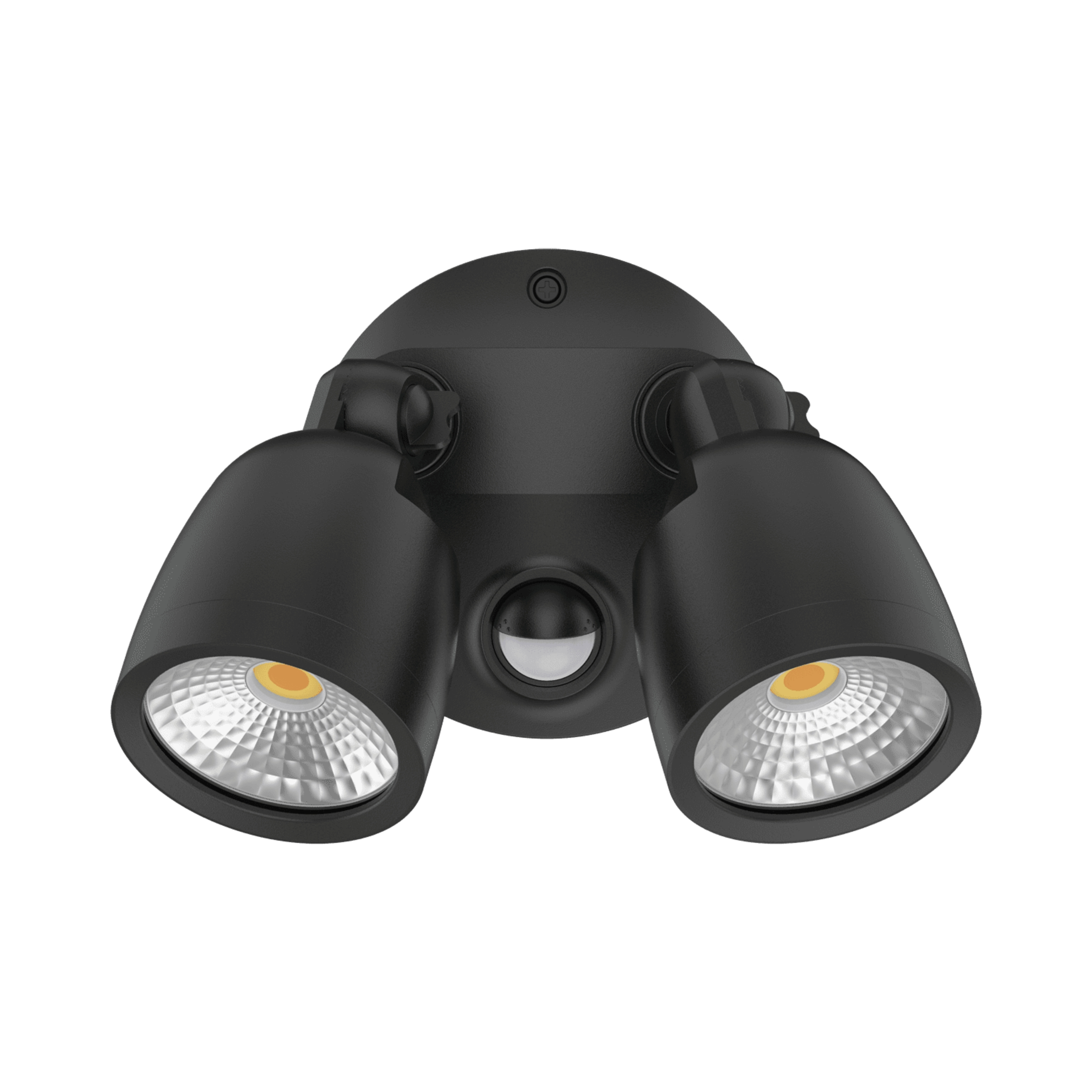 Muro Eco 20W Black 3CCT LED Twin Spotlight with Sensor