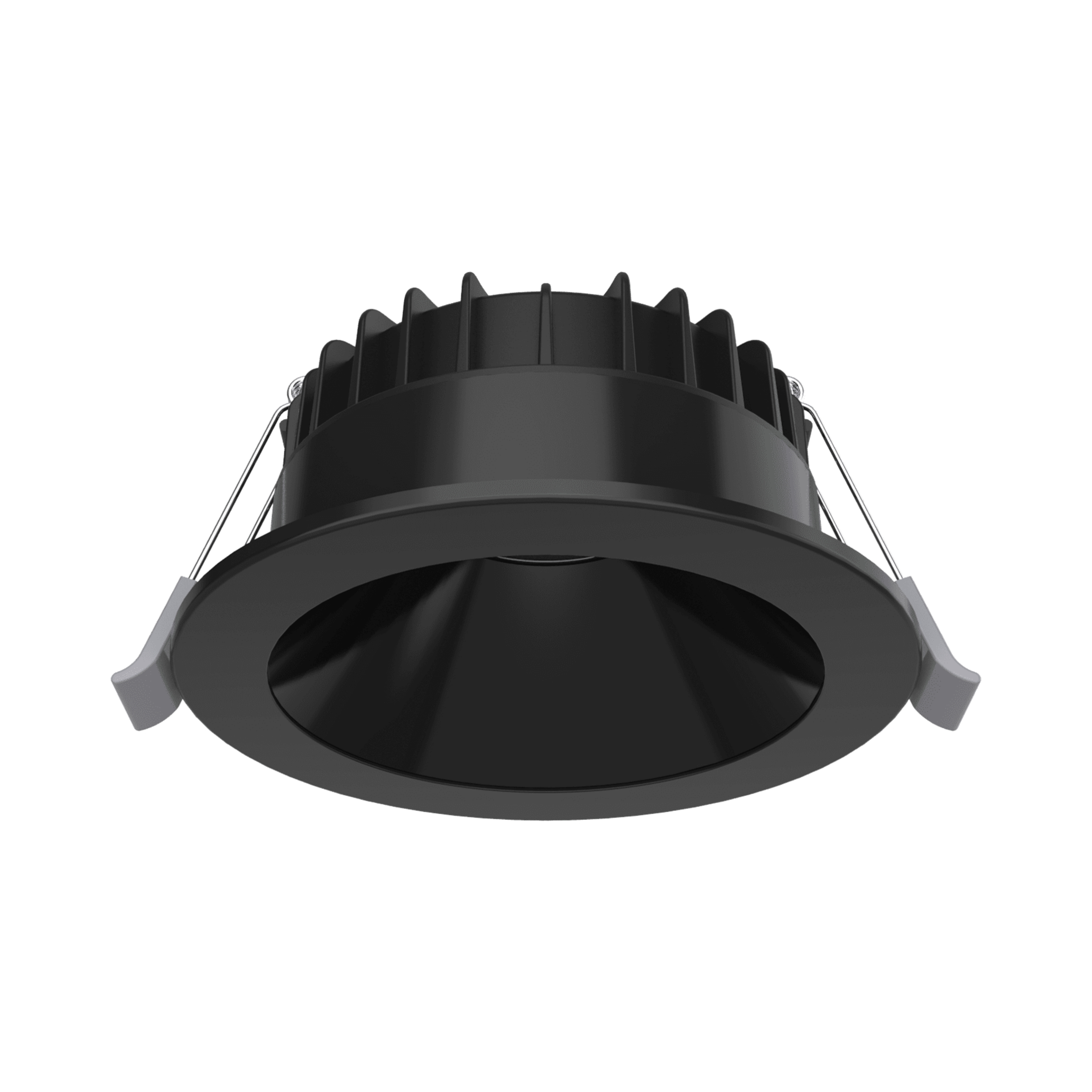 Swap 8W Round Recessed 3CCT LED Downlight - Black
