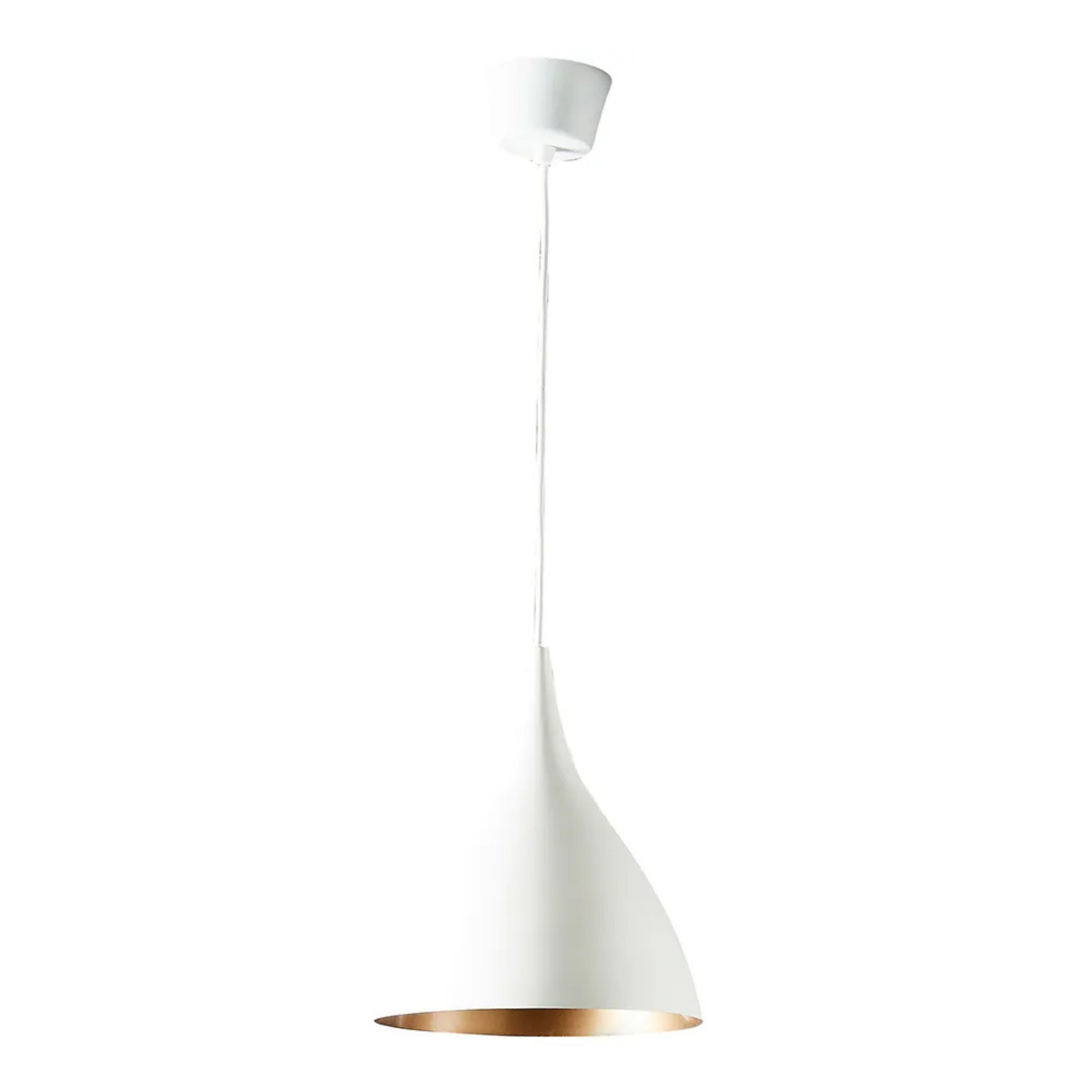 Maca Drop White Pendant Light