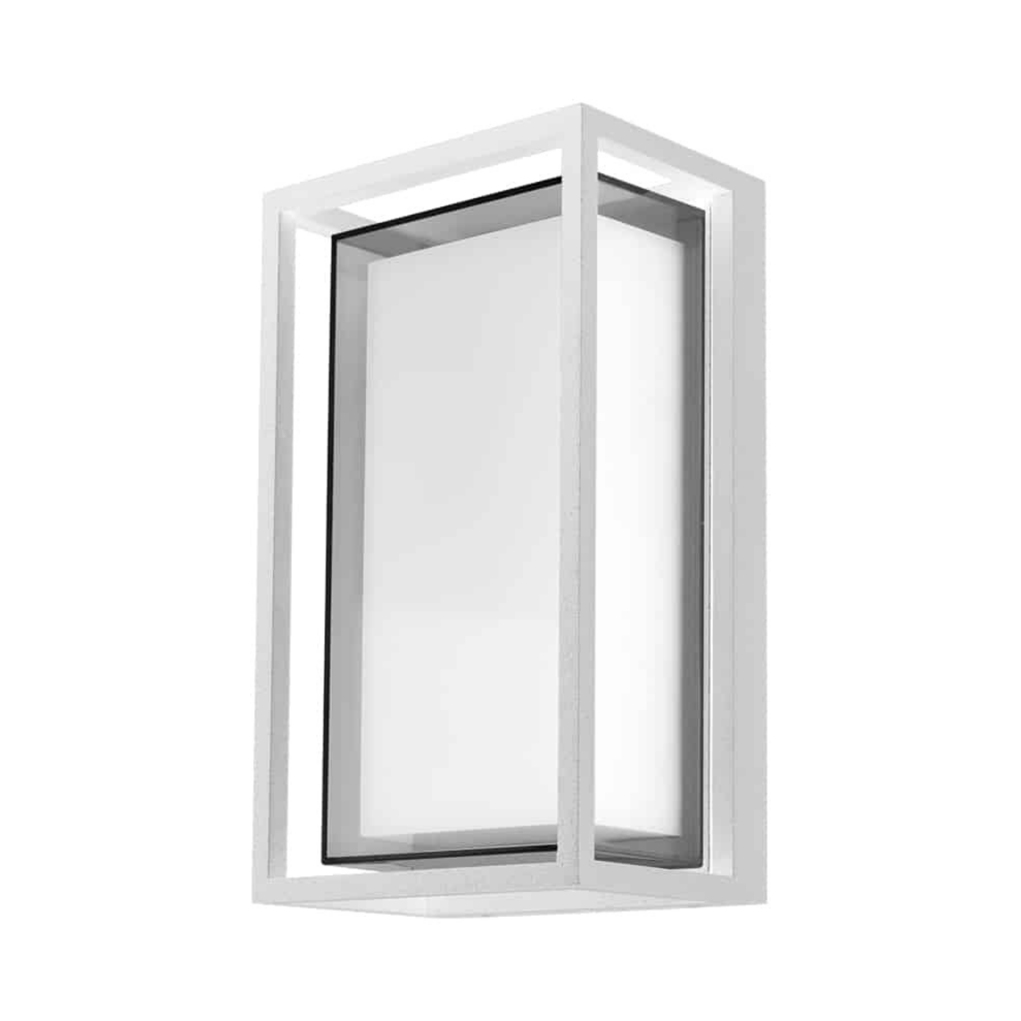 Crew 12W Tricolour LED Wall Light - White