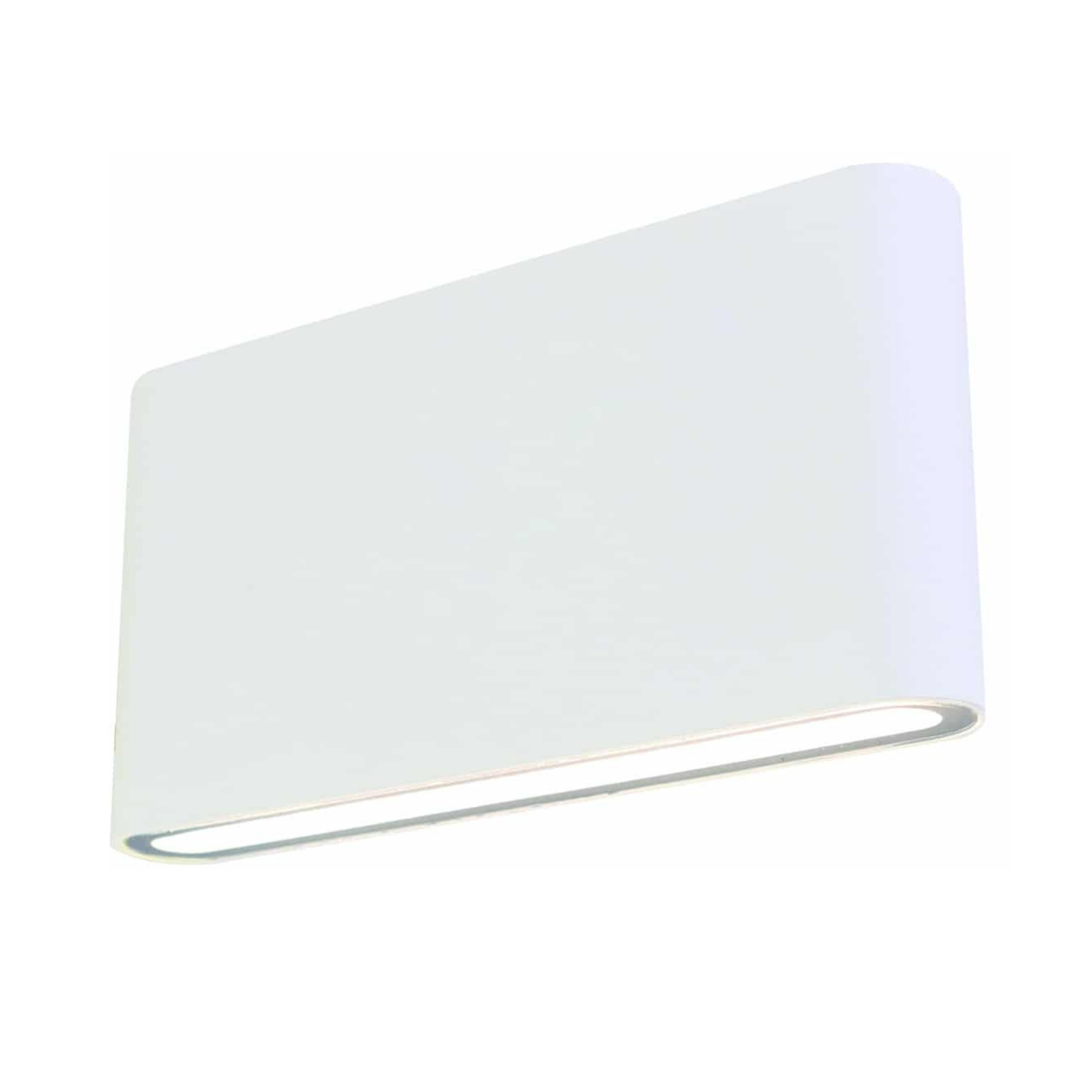 Integra 10W Tricolour LED Wall Light - White