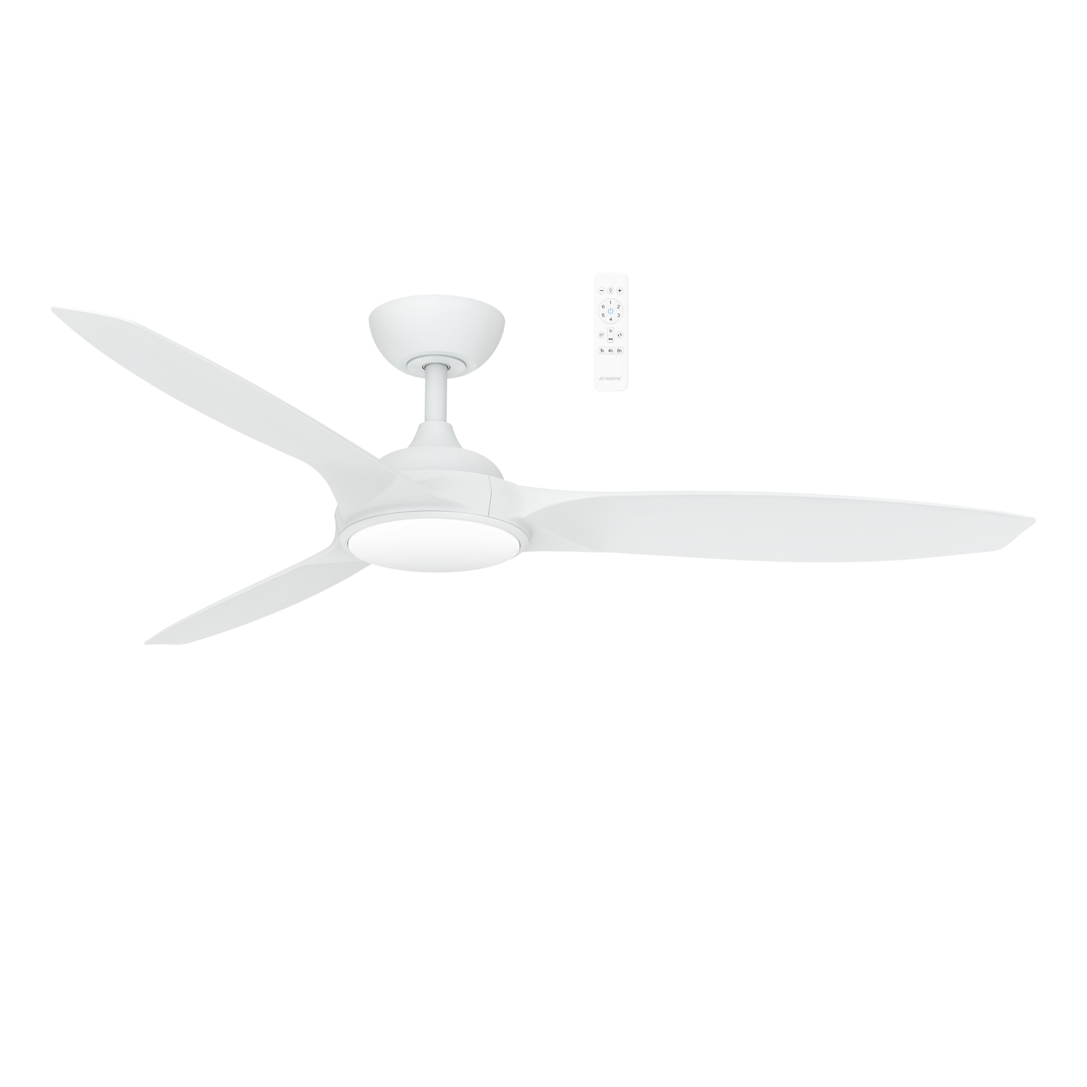 Newport 56 Smart DC Ceiling Fan with Remote - Matt White