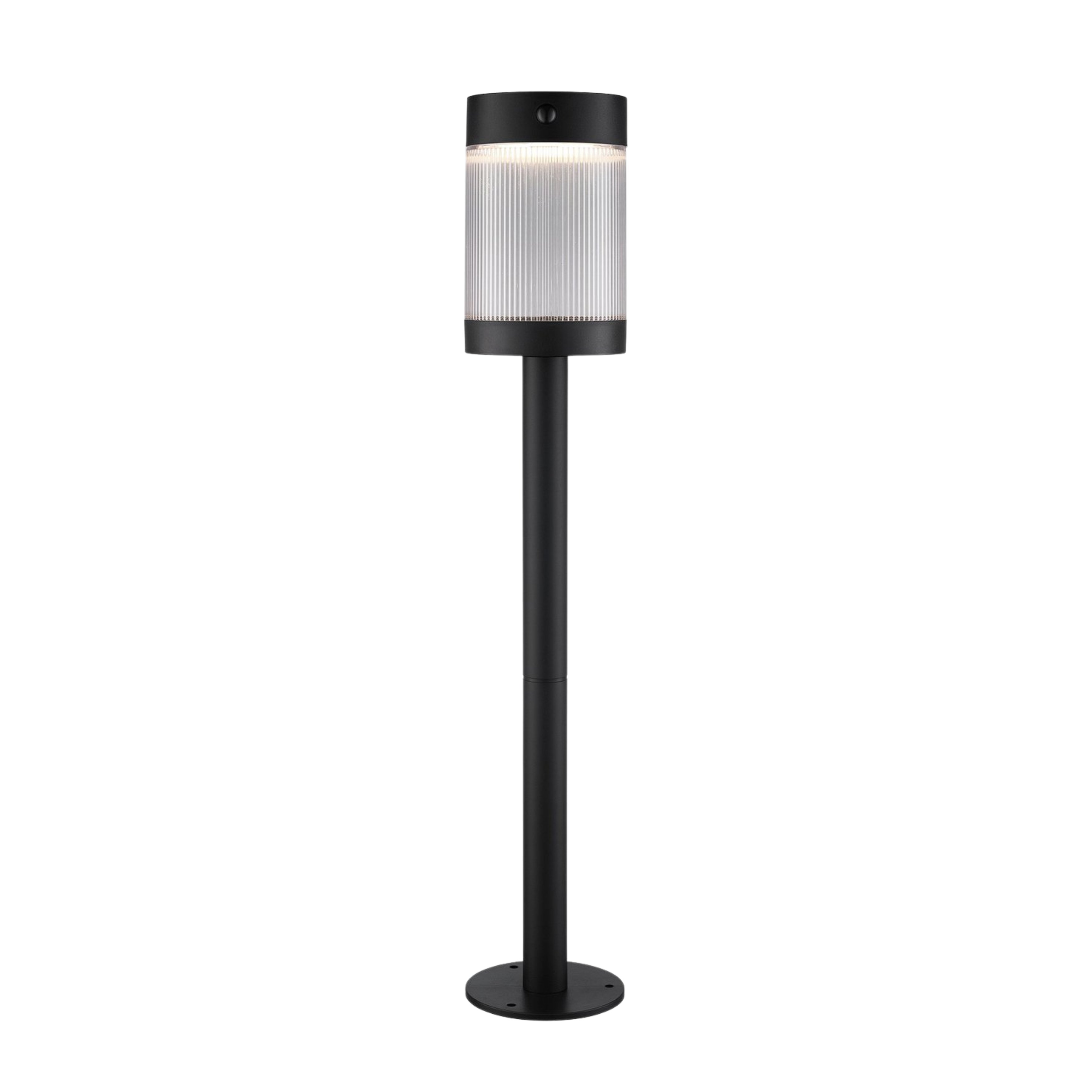 Coupar Black IP44 Solar Garden Light with Sensor