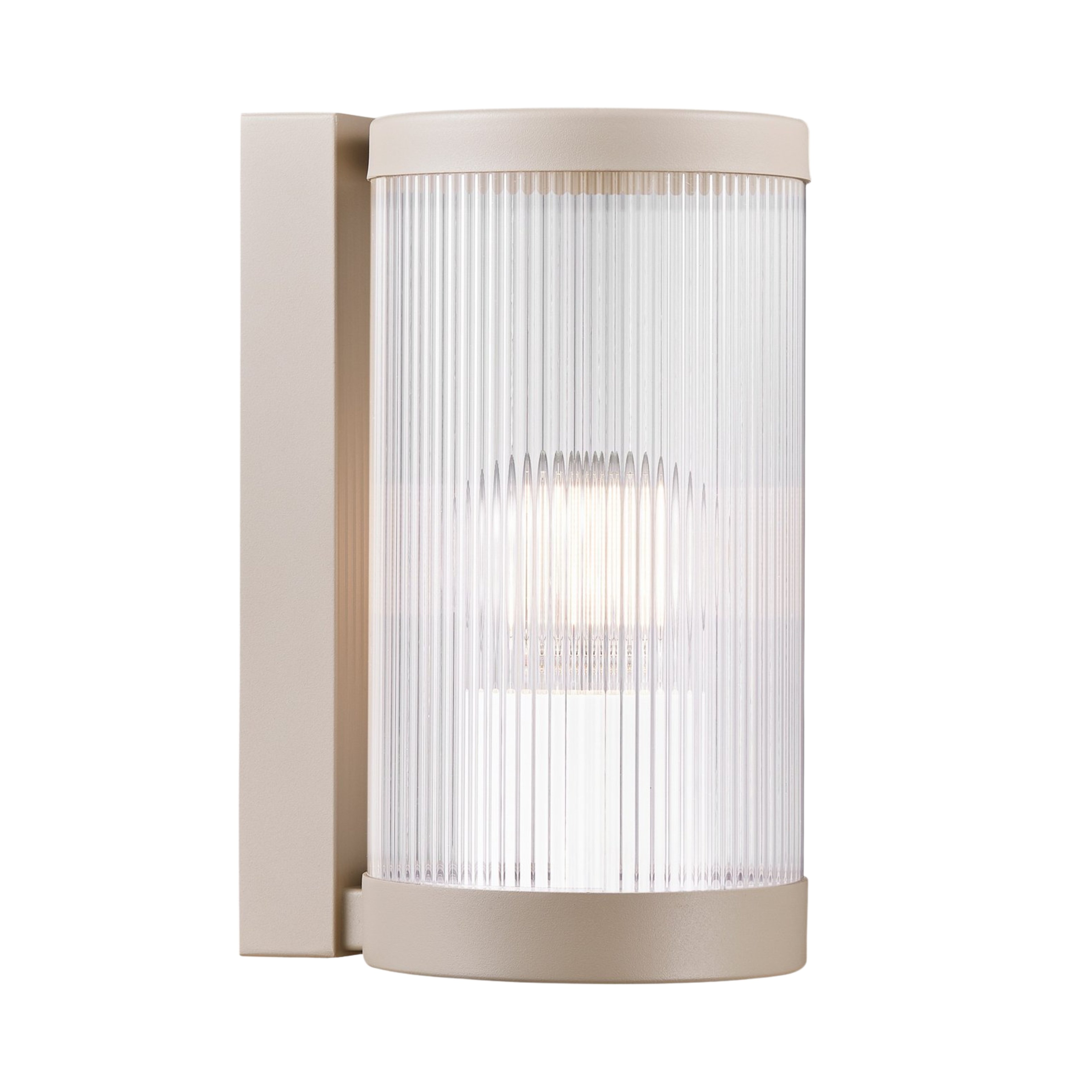 Coupar Sand IP54 Modern Lantern Wall Light