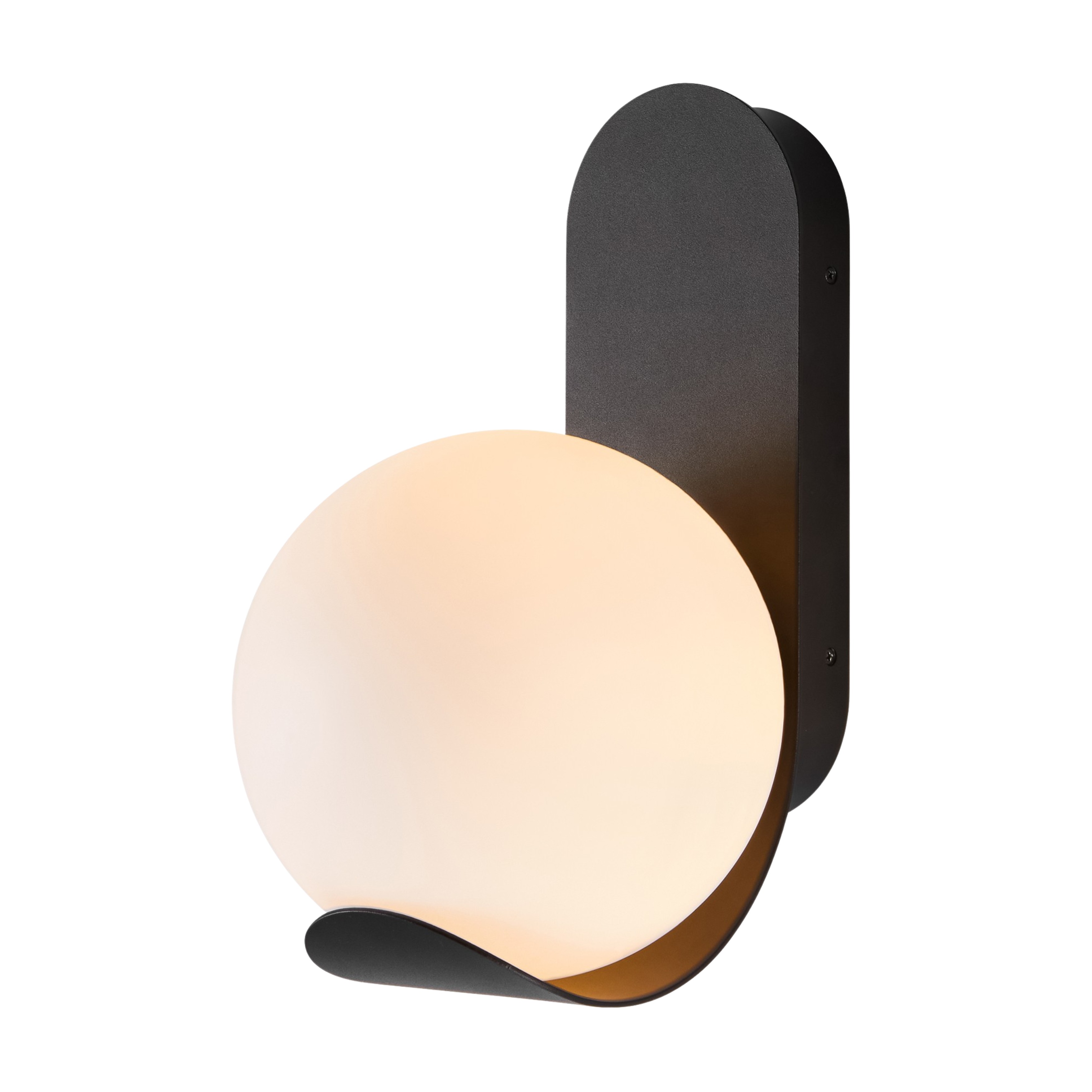 Dalius Black IP44 Modern Wall Light