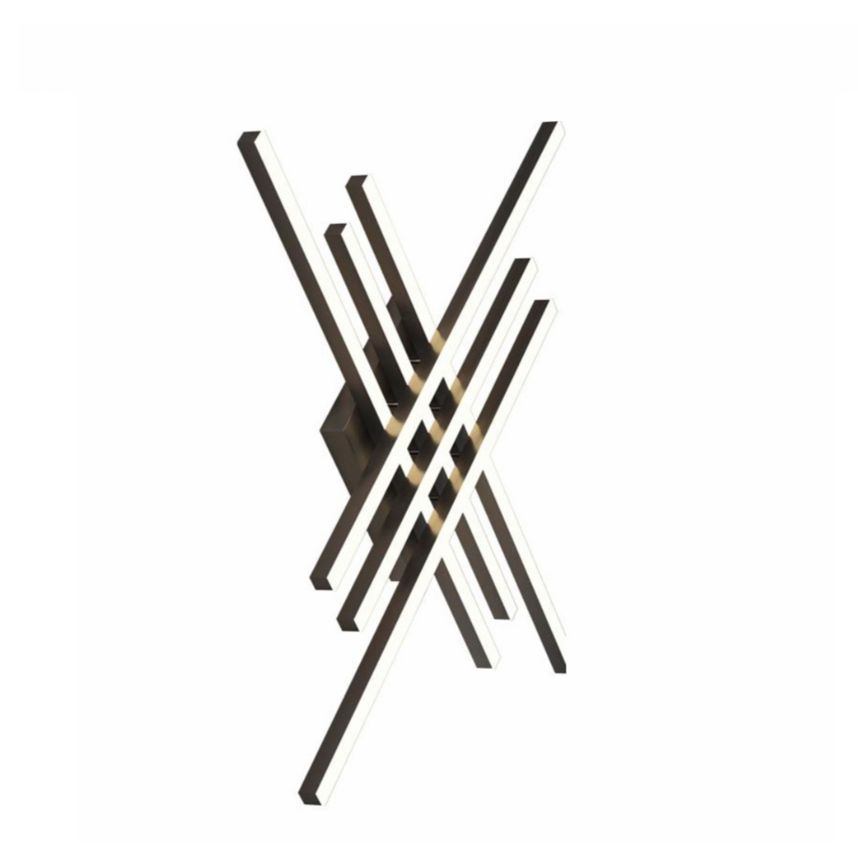 Myrtle Black Multilinear Oversized LED Wall Light