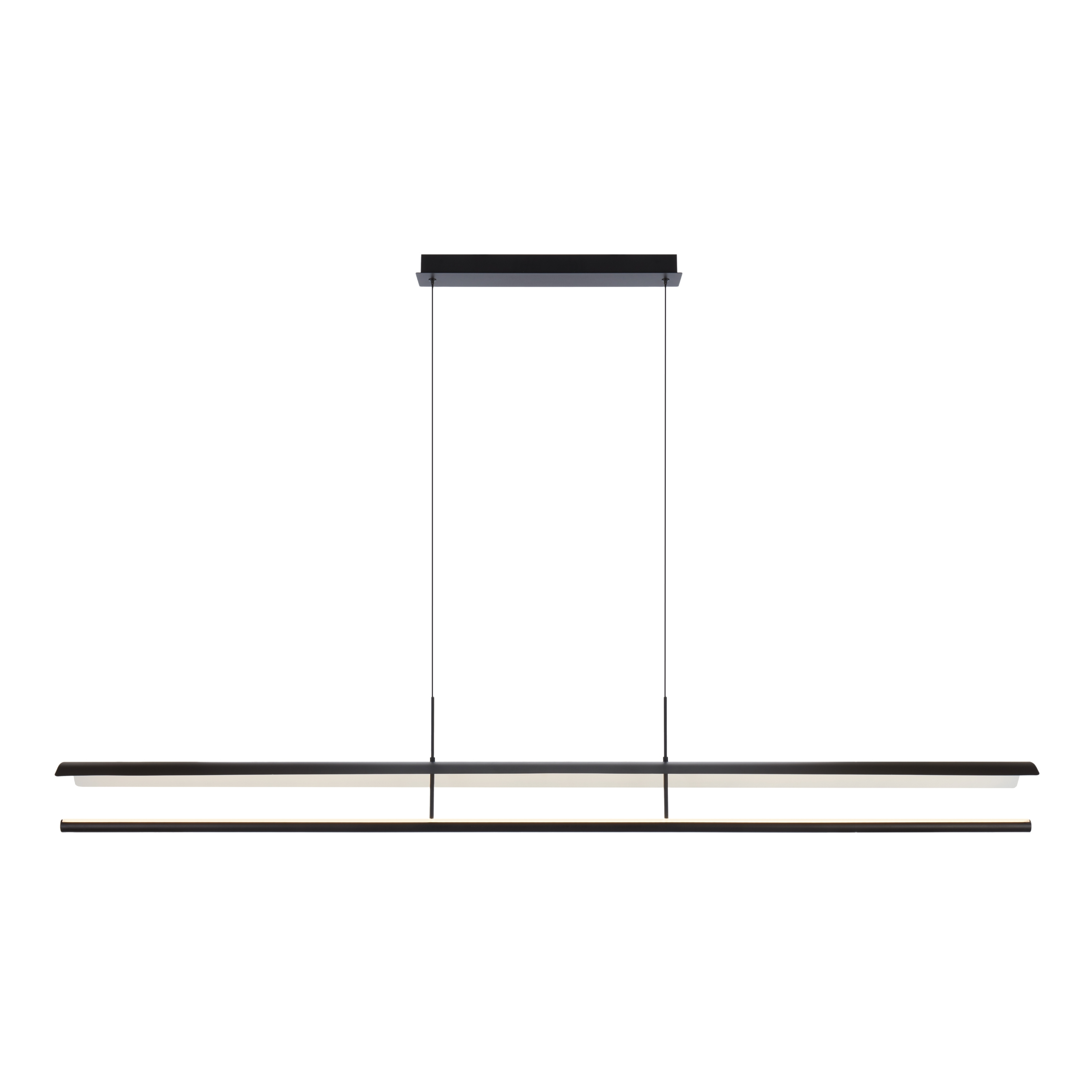 Regina Arched Frame 3CCT Linear LED Pendant - Black