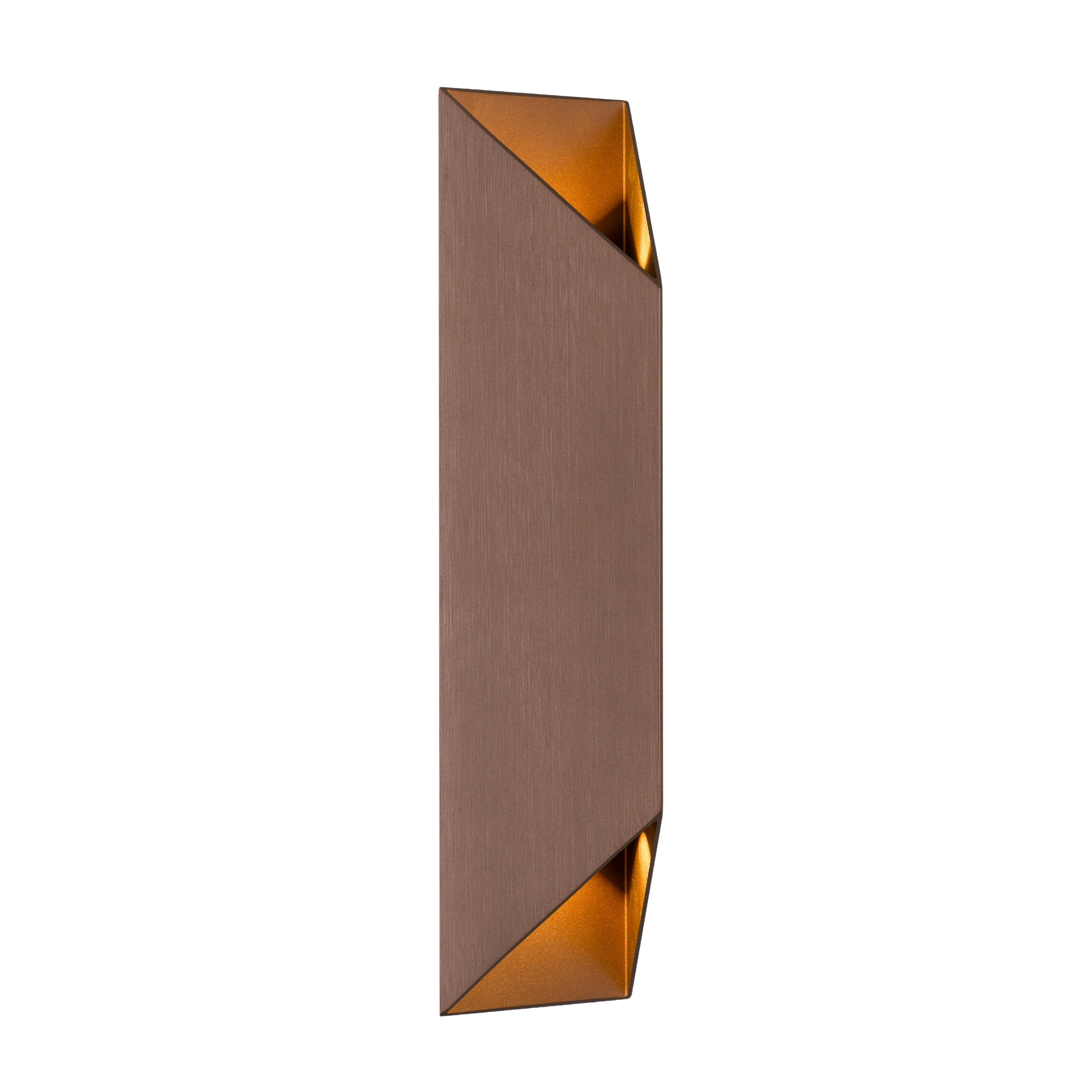 McWay IP44 Contemporary LED Wall Light - Copper