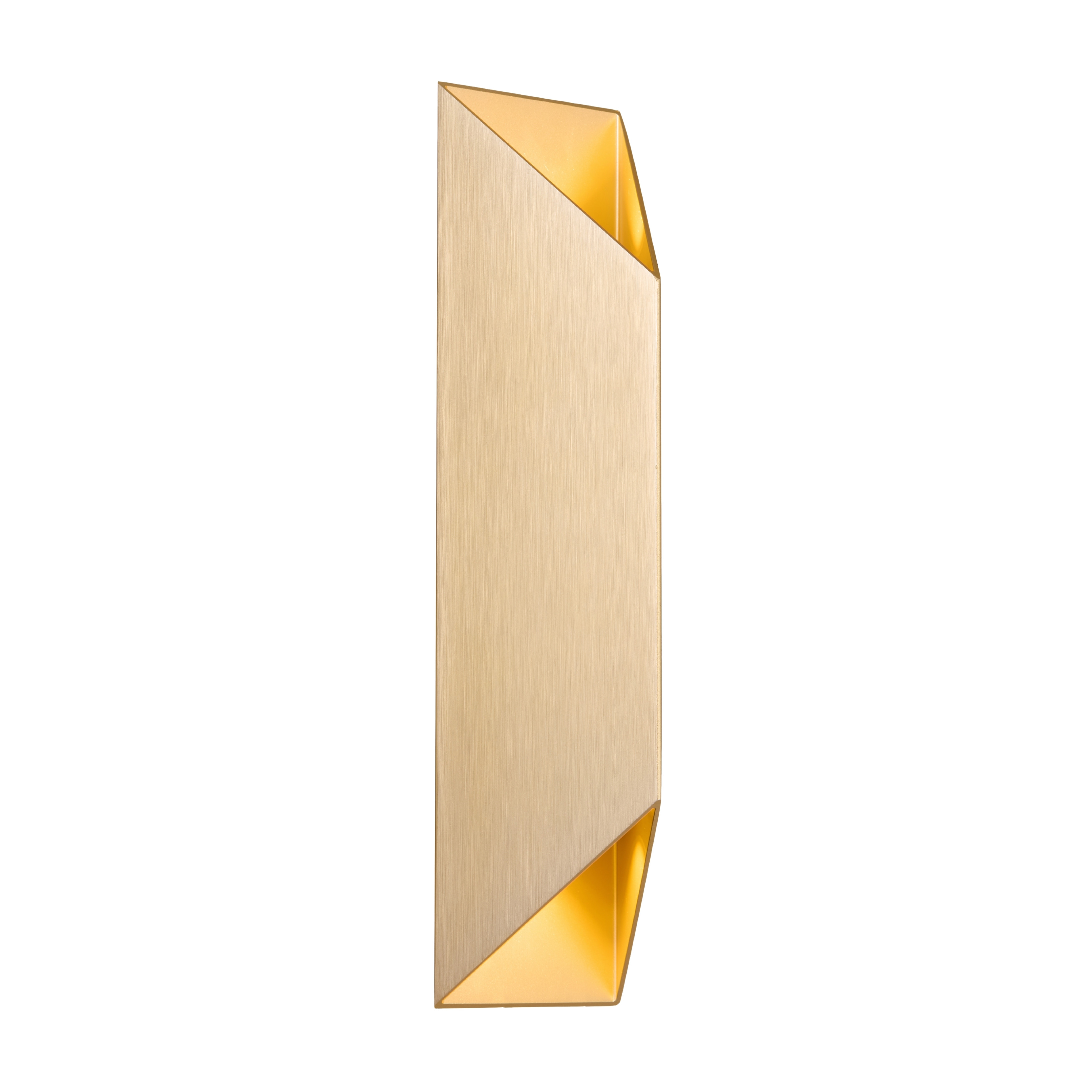 McWay IP44 Contemporary LED Wall Light - Gold