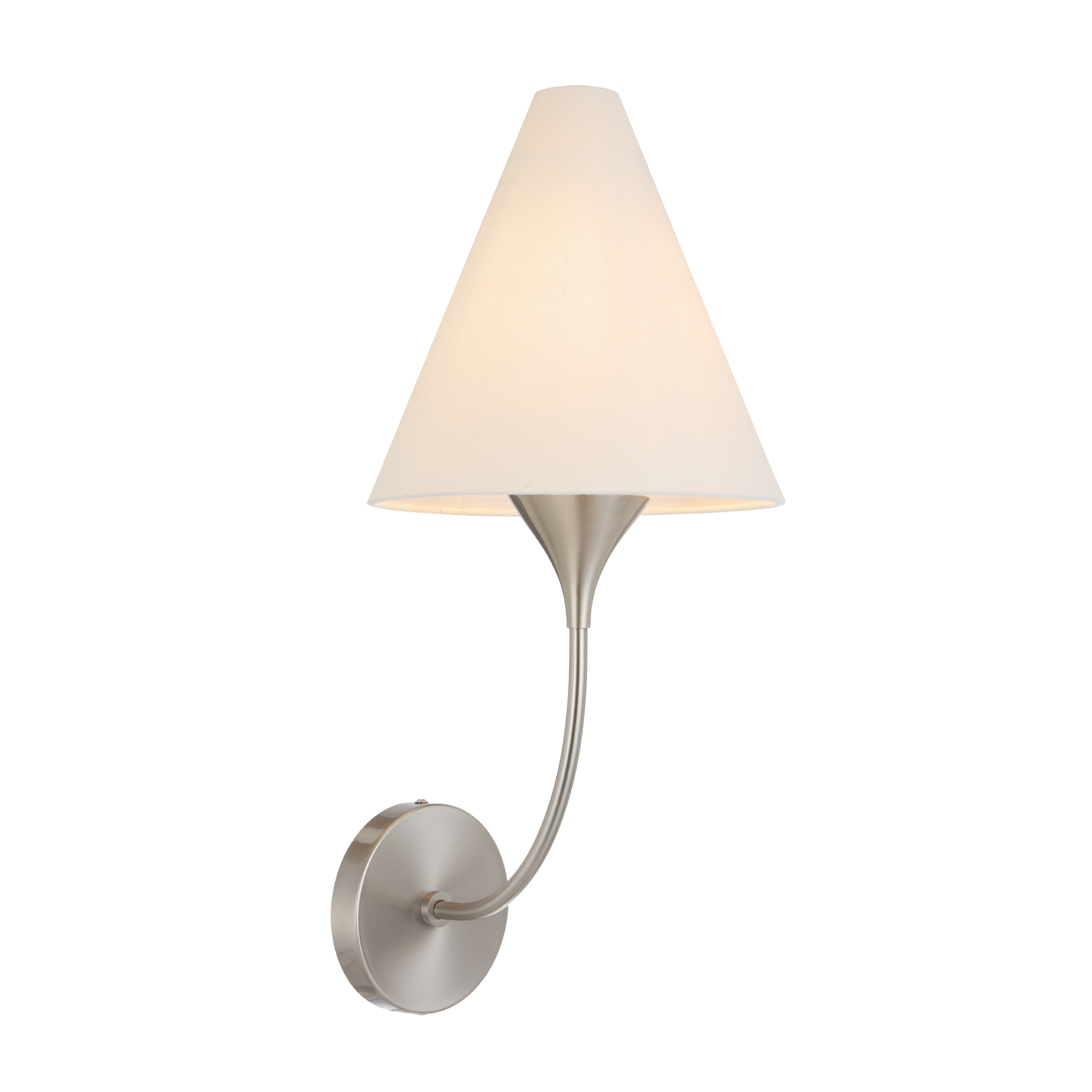 Hefei Modern Classic Wall Light - Matt Nickel